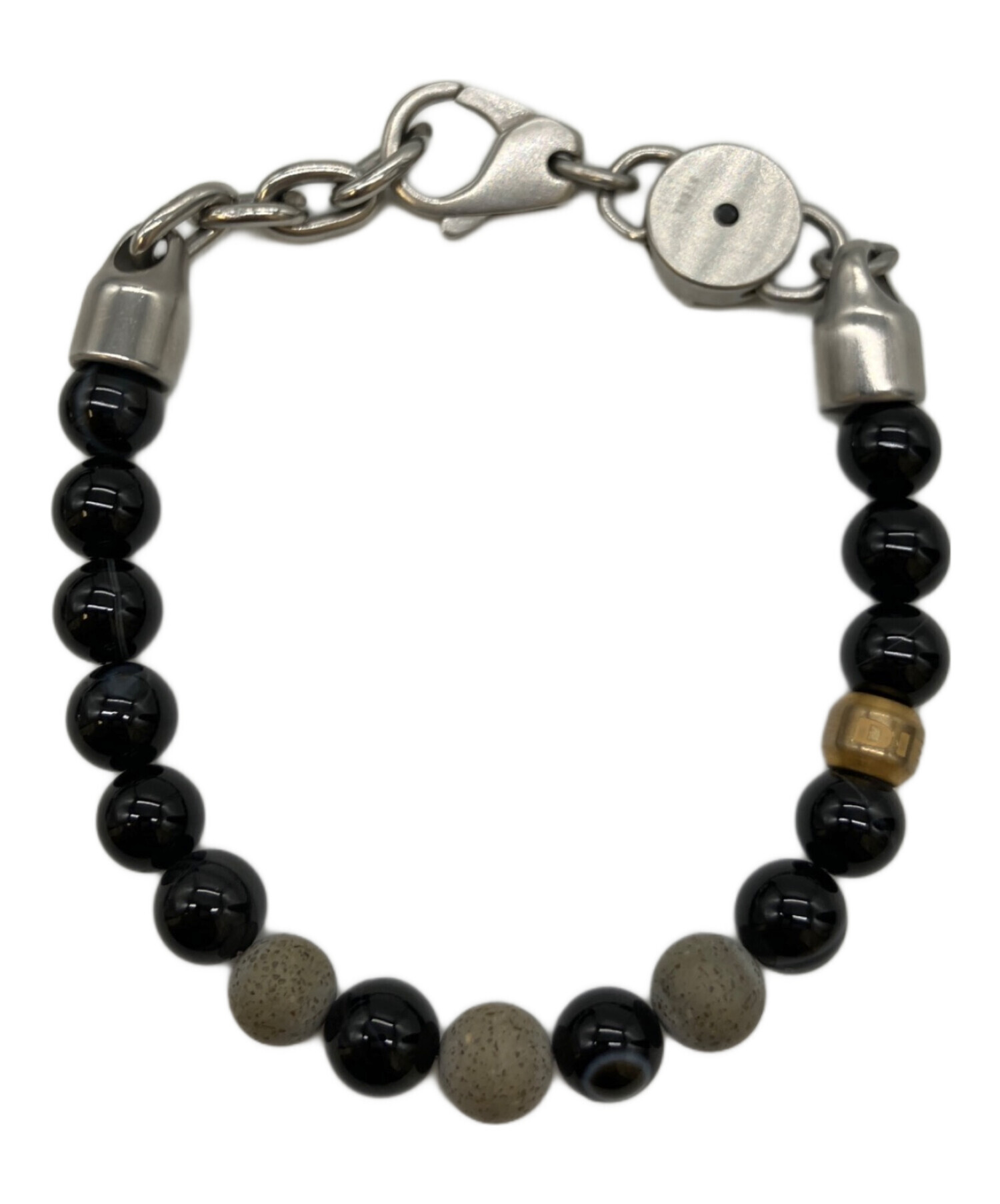 DIESEL ブレスレット ブラック メンズ 未使用品 中古・古着通販】DIESEL (ディーゼル) ブレスレット ブラック