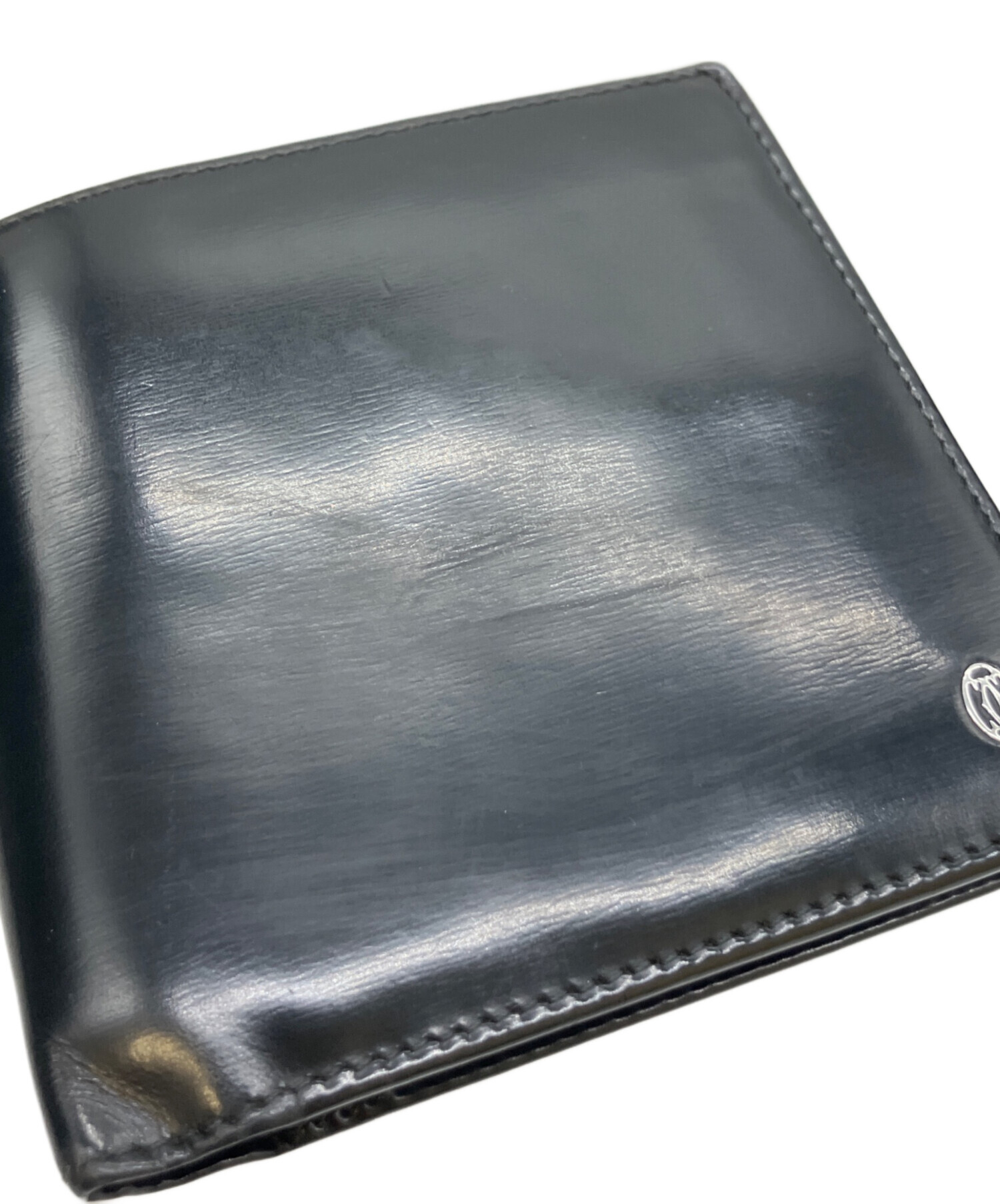 ★新品未使用★カルティエ　二つ折り財布 中古・古着通販】Cartier (カルティエ) 2つ折り財布 ブラック