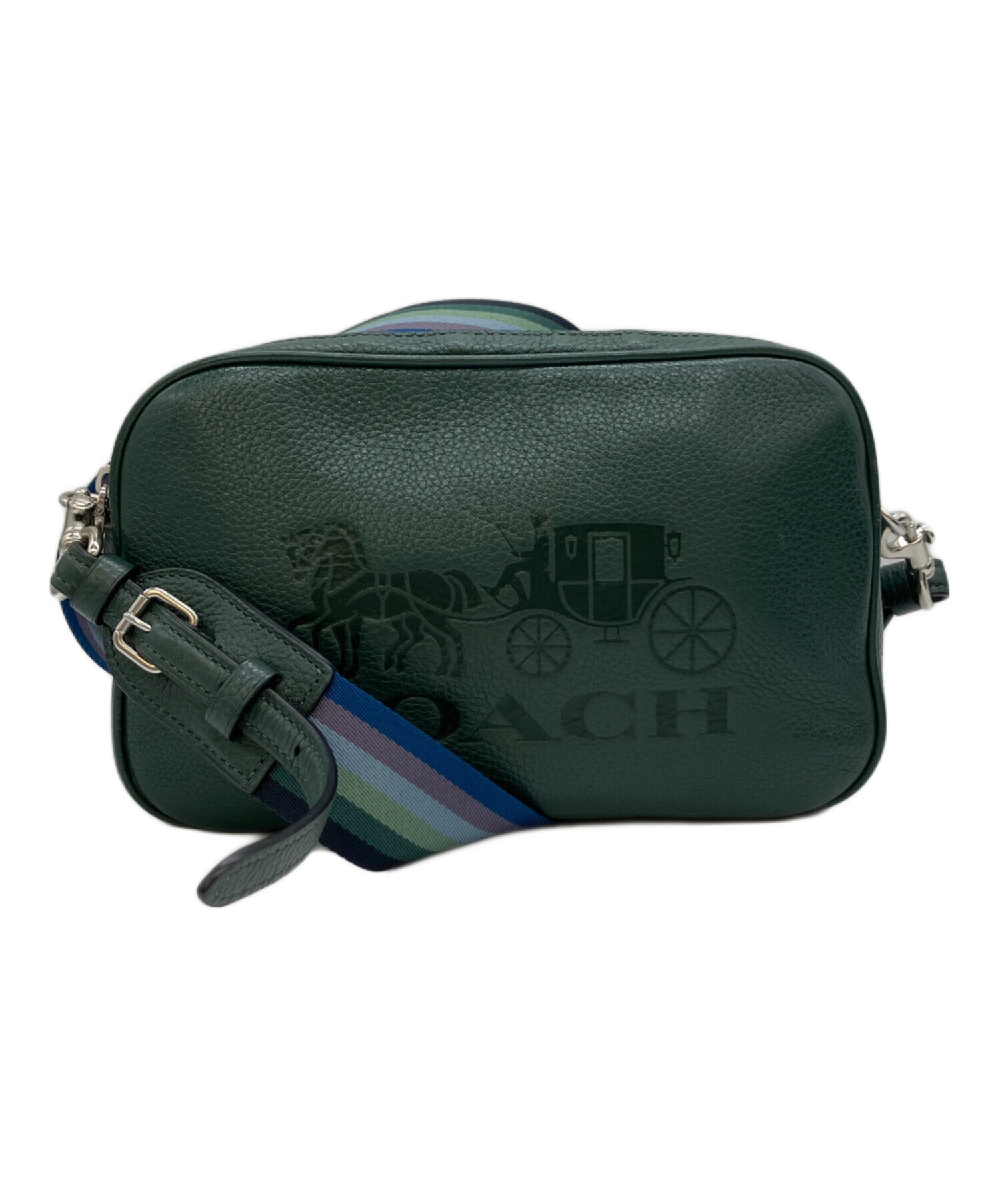 中古・古着通販】COACH (コーチ) ショルダーバッグ グリーン｜ブランド