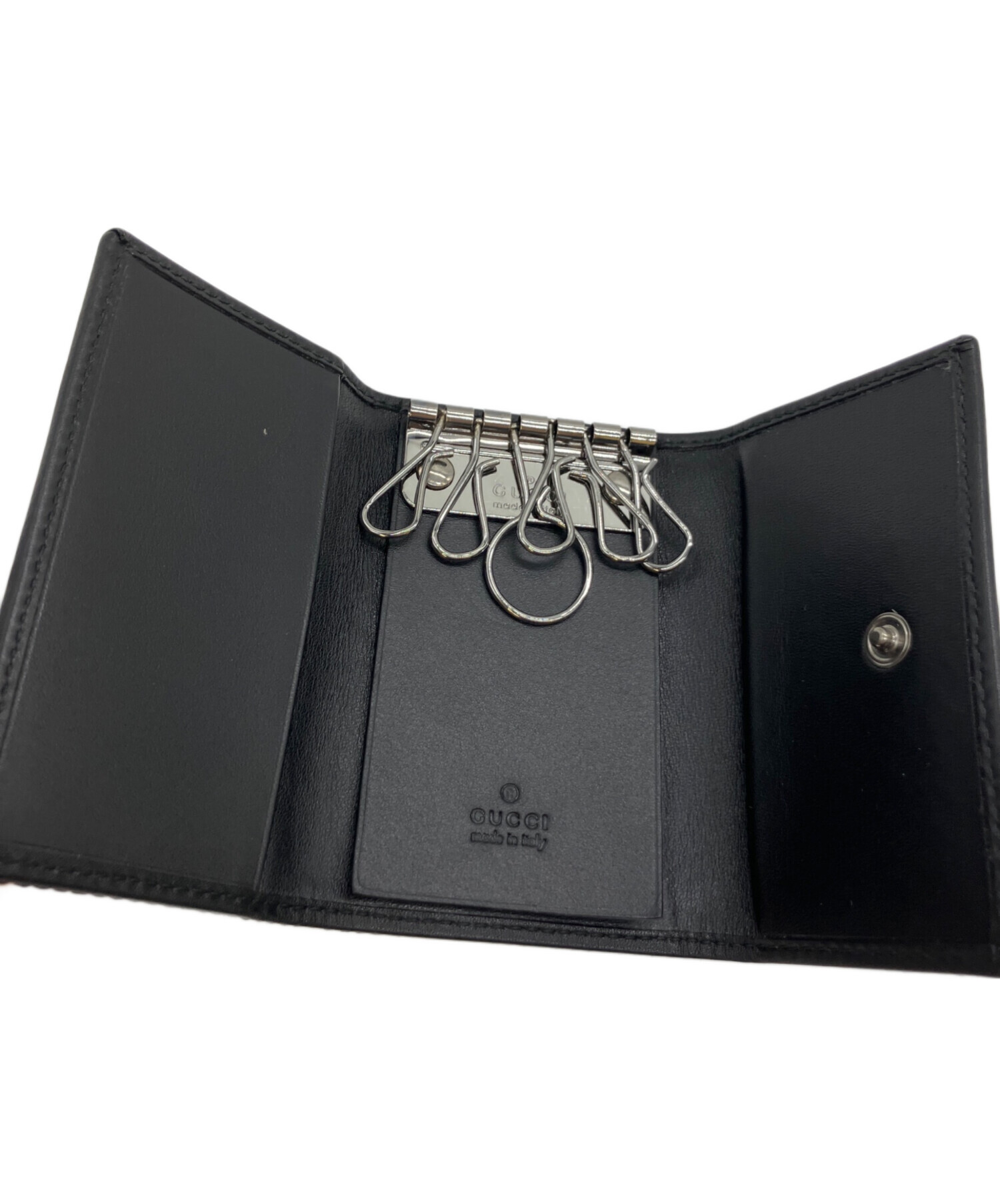 （訳あり）未使用　GUCCI キーケース 中古・古着通販】GUCCI (グッチ) キーケース インディゴ｜ブランド
