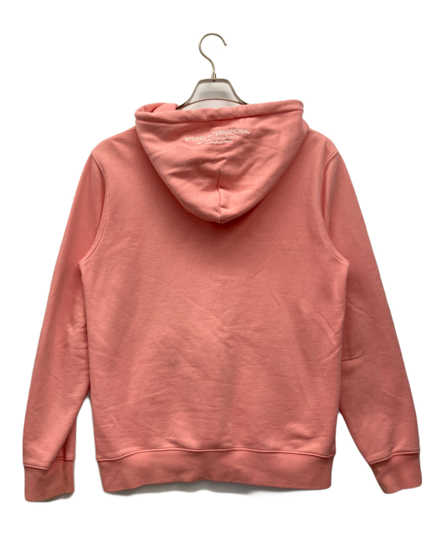 中古・古着通販】stussy (ステューシー) パーカー ピンク サイズ:S
