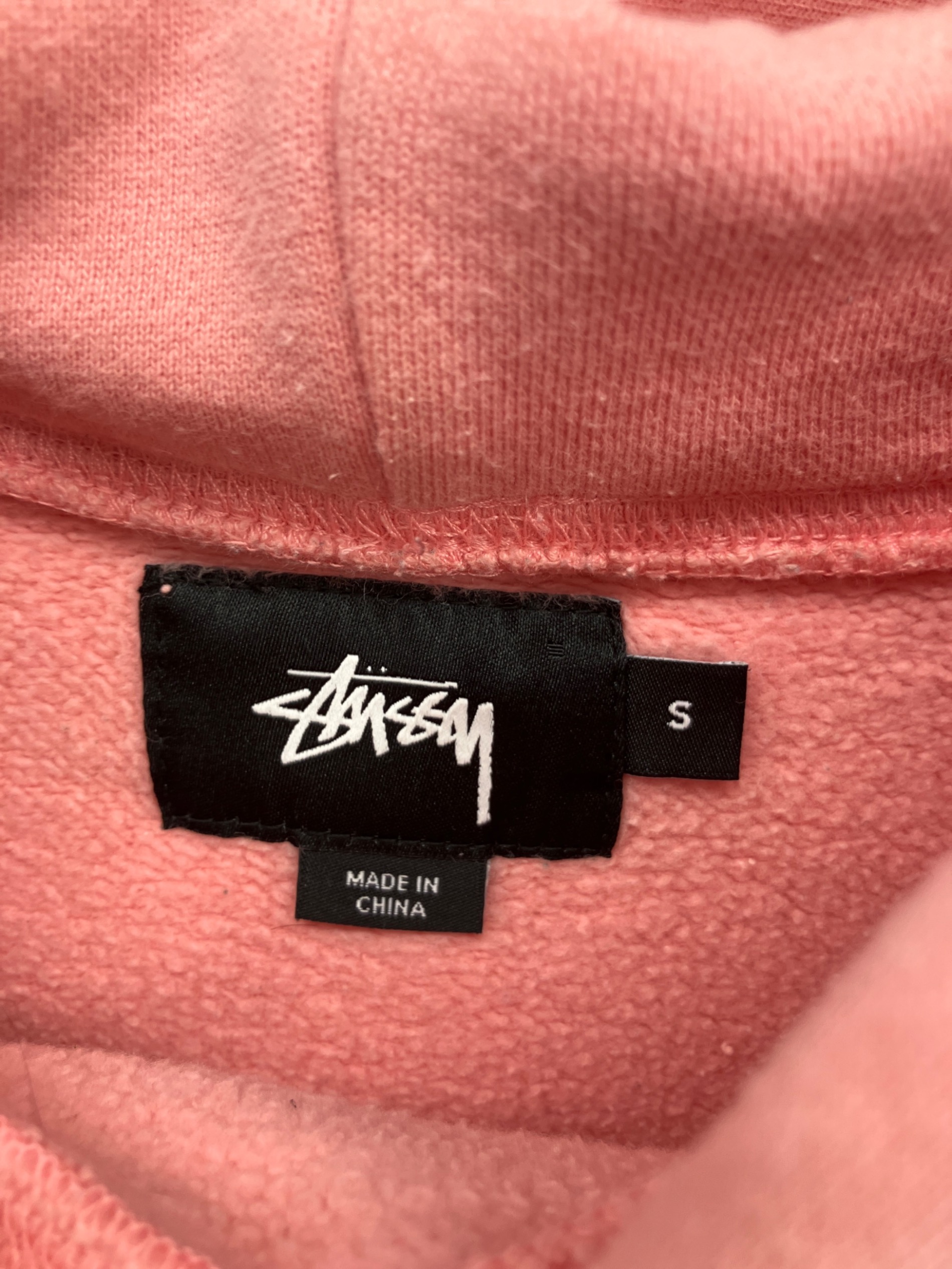 中古・古着通販】stussy (ステューシー) パーカー ピンク サイズ:S