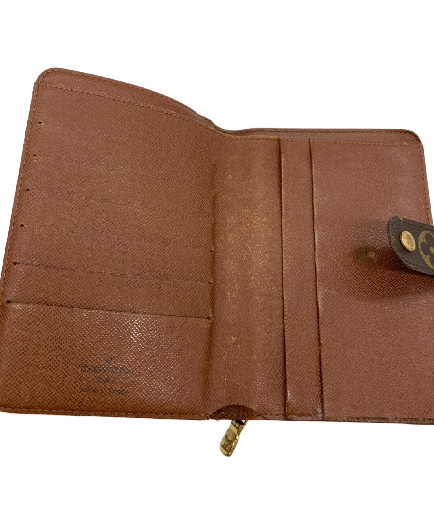 2*1様 中古 LOUIS VUITTON ユタライン 二つ折り財布 中古・古着通販】LOUIS VUITTON (ルイ ヴィトン) 2つ折り財布 ブラウン