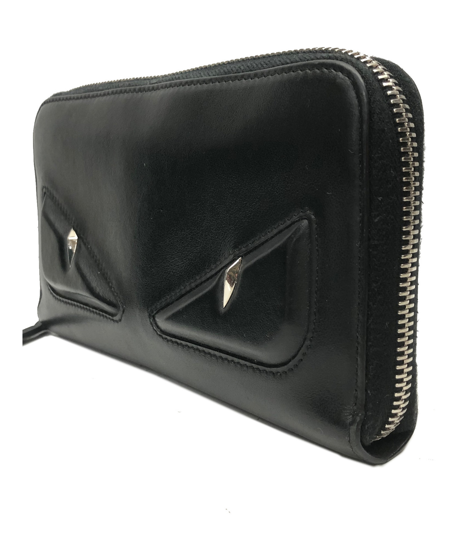 中古・古着通販】FENDI (フェンディ) 長財布 ブラック モンスター 