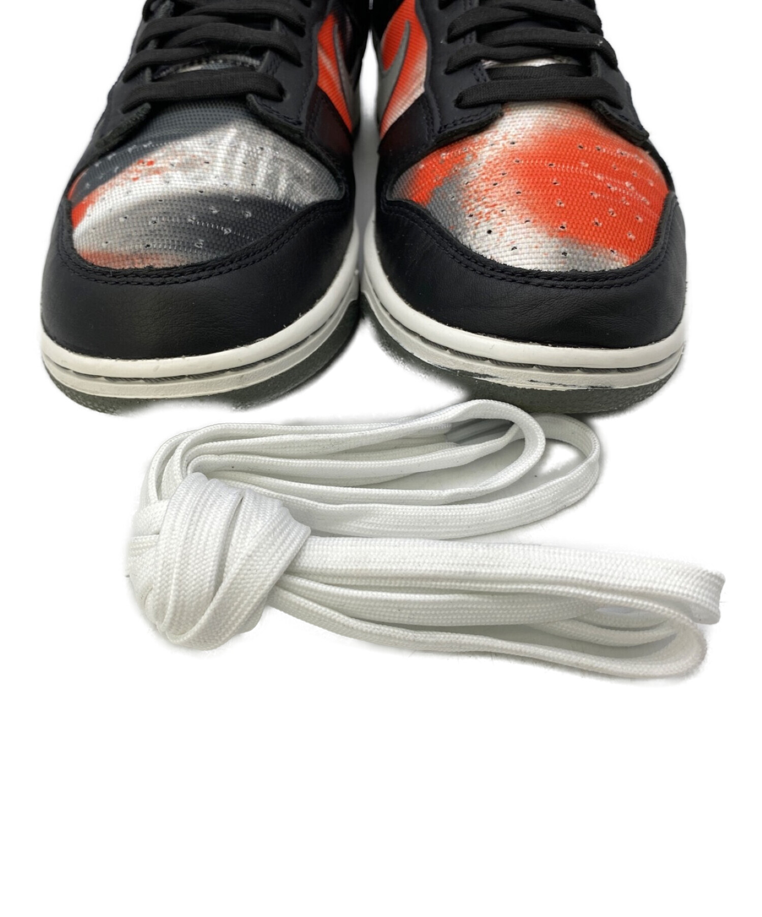中古・古着通販】NIKE (ナイキ) DUNK LOW RETRO PRM ブラック×オレンジ 