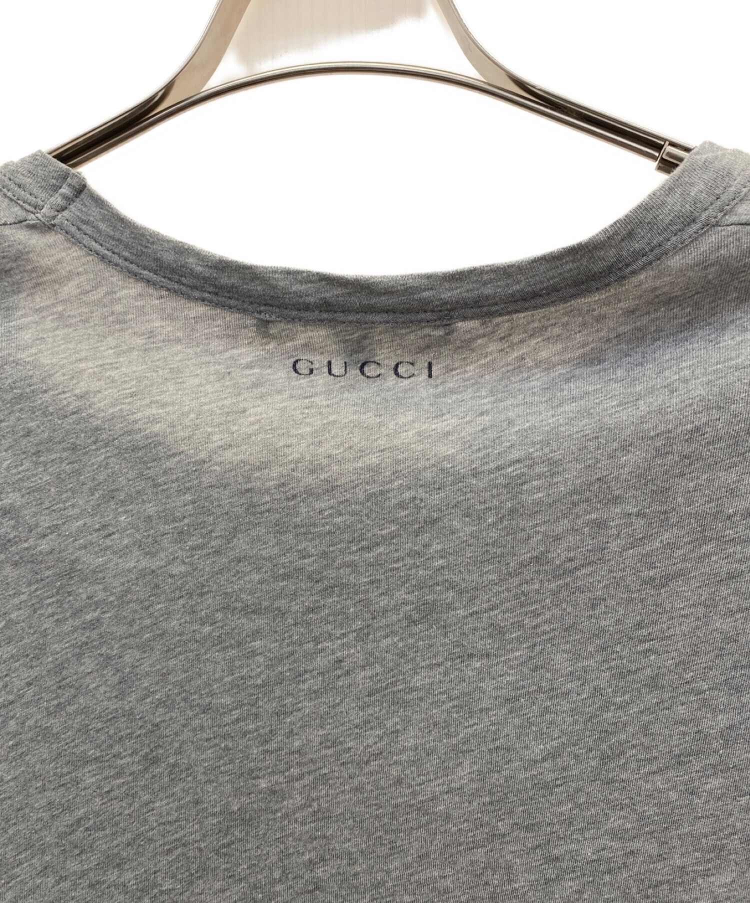 中古・古着通販】GUCCI (グッチ) 半袖カットソー グレー サイズ:L 