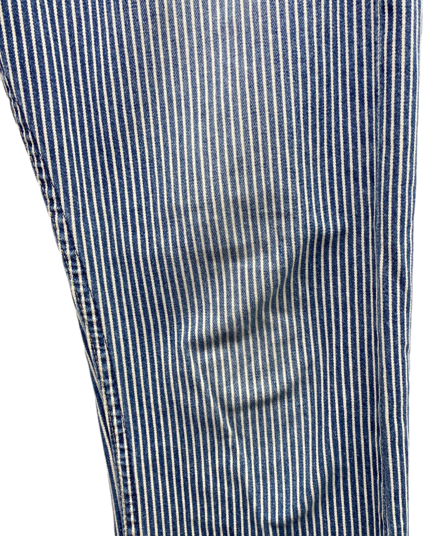 中古・古着通販】LEVI'S (リーバイス) ヒッコリーデニムパンツ ブルー