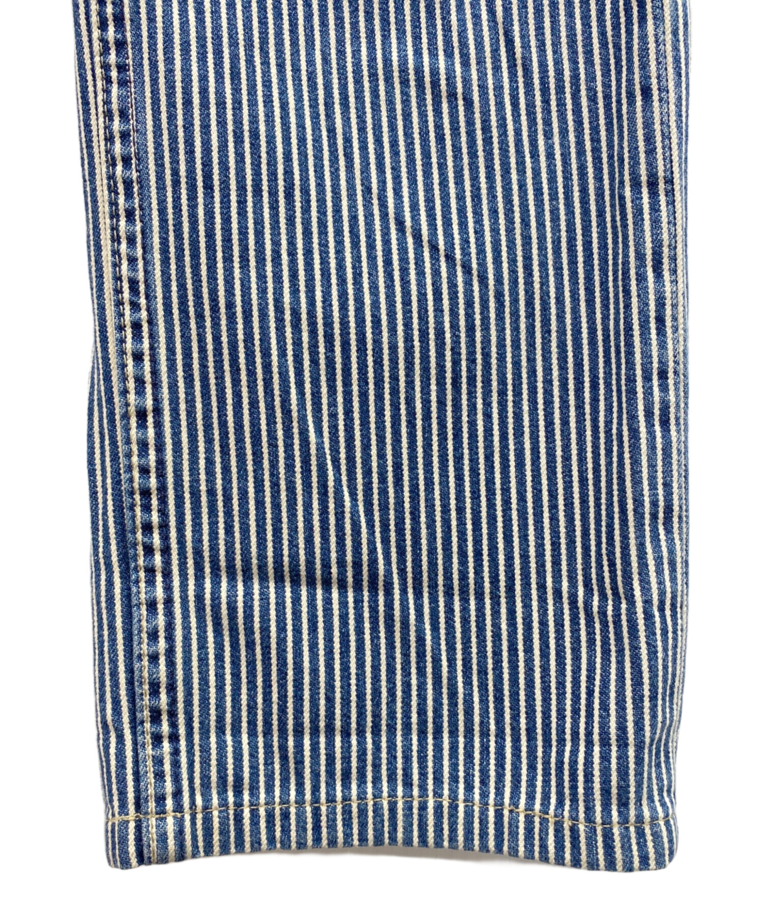 中古・古着通販】LEVI'S (リーバイス) ヒッコリーデニムパンツ ブルー