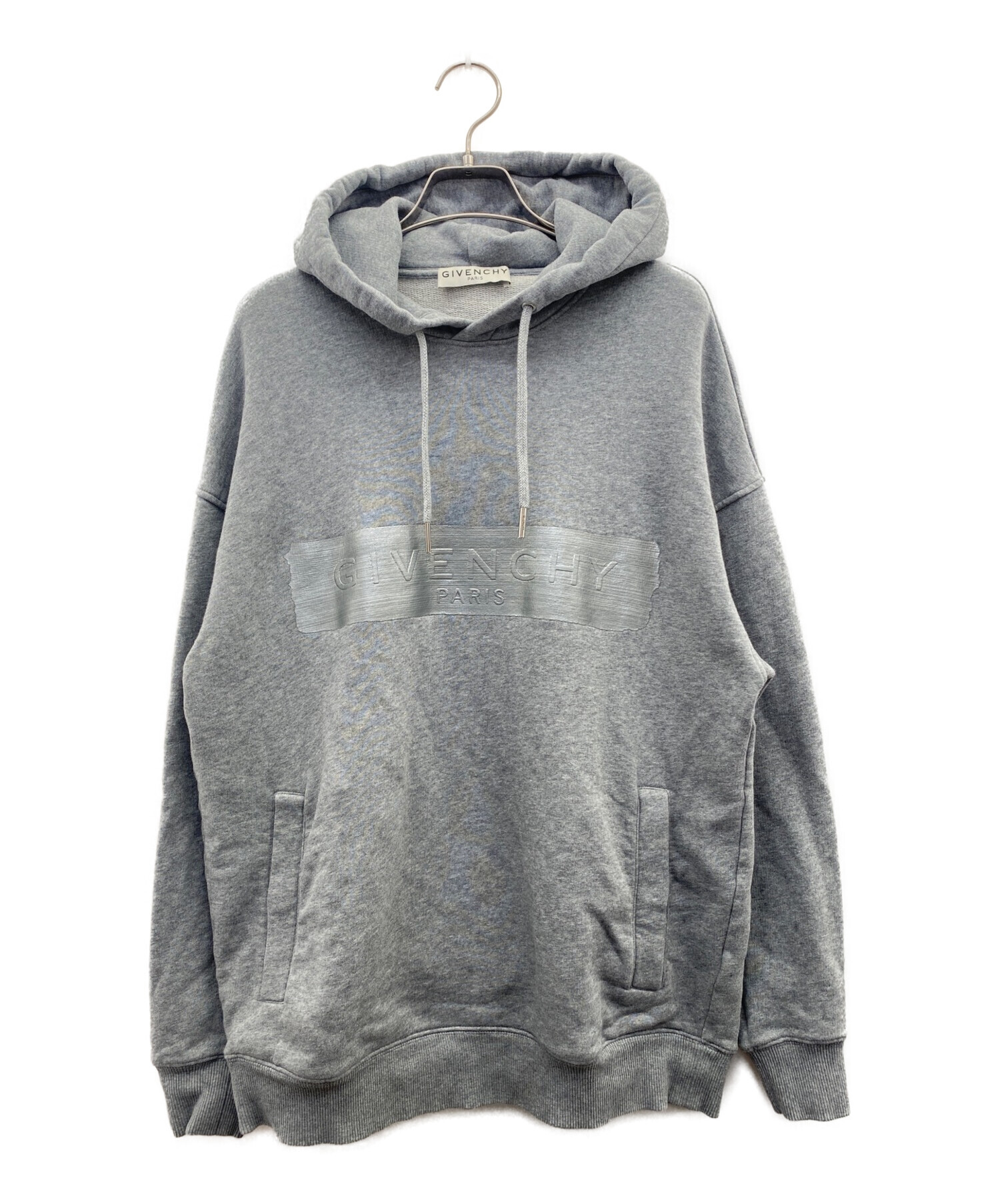 中古・古着通販】GIVENCHY (ジバンシィ) ロゴプルオーバーパーカー 