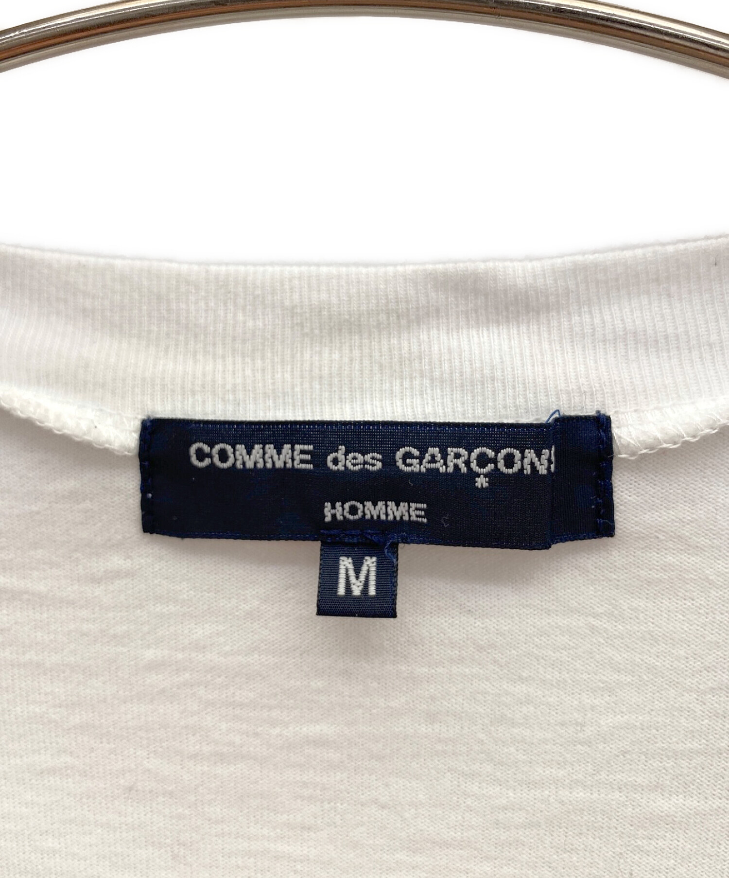 コムデギャルソン 2005年 日本製 レース切替 半袖 カットソー S ホワイト系 tao COMME des GARCONS レディース 【中古】  【230618】 メール便可 COMME des GARCONS - コムデギャルソン 2005年 日本製 レース切替 半袖