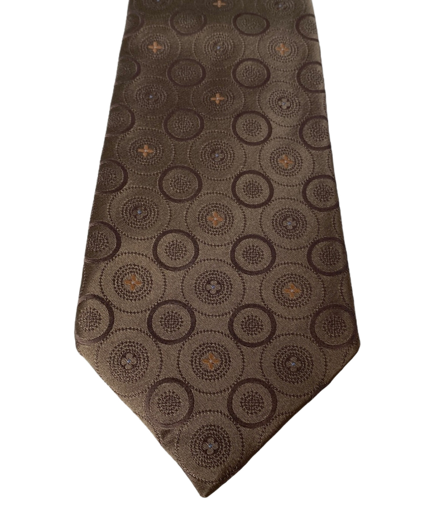 LOUIS VUITTON ダミエ柄 ブラウン ネクタイ メンズ ルイヴィトン LOUIS