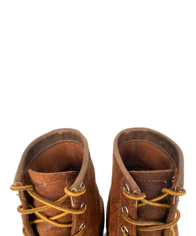 f*9様 CHIPPEWA（チペワ）USA製推定 オールドモックトゥブーツ 約3 レッドウィングだけがワークブーツじゃない! CHIPPEWA モックトゥ