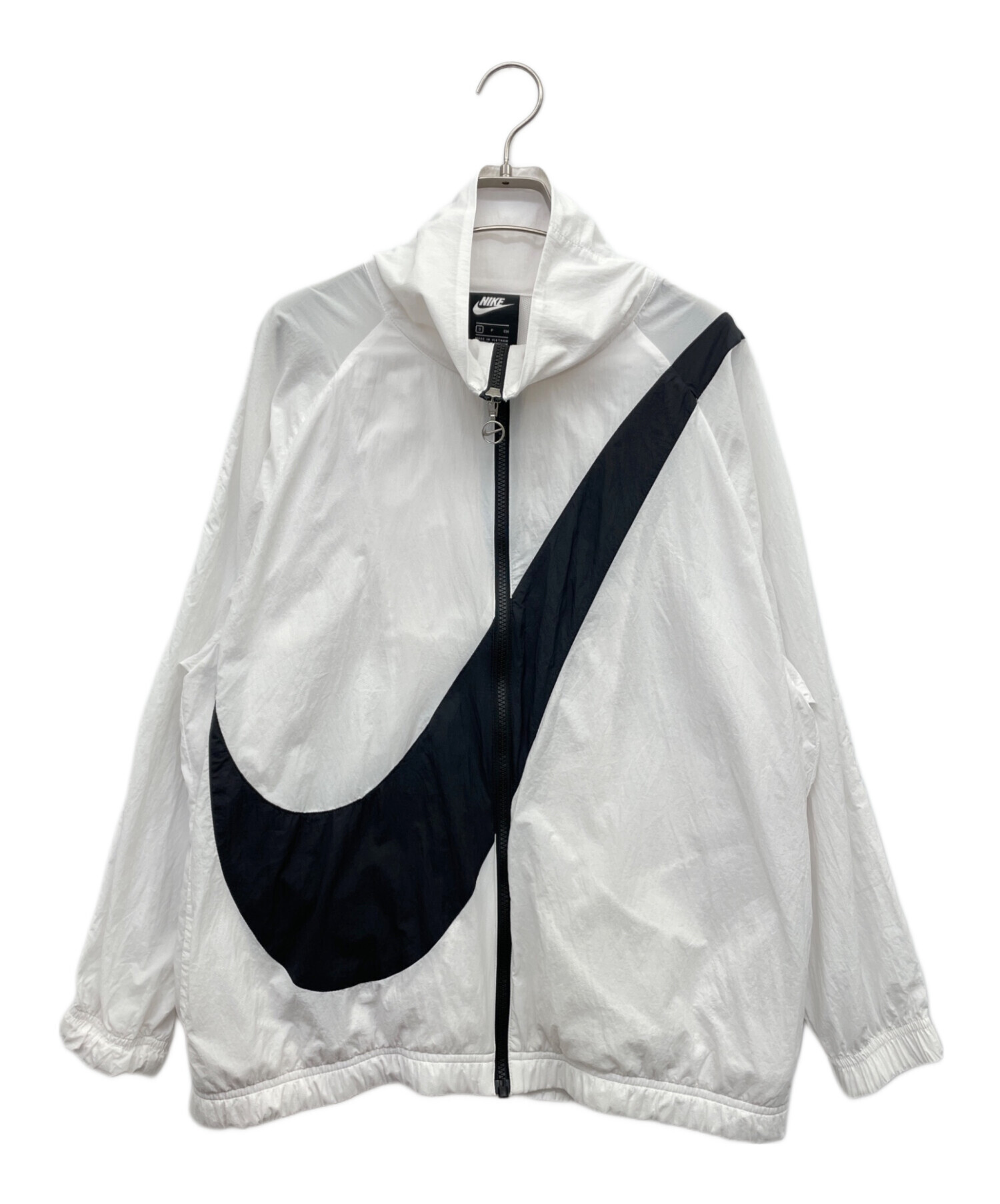 中古・古着通販】NIKE (ナイキ) ナイロンジャケット ホワイト サイズ:S  