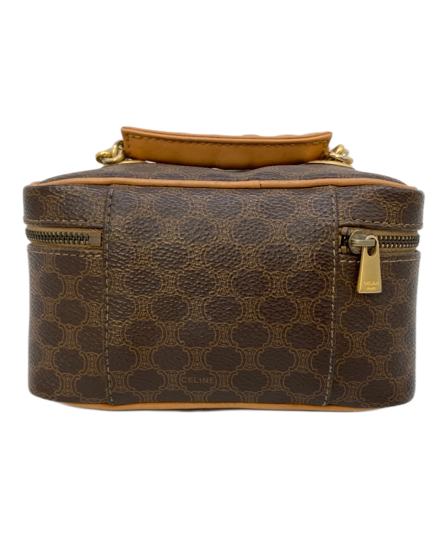 中古・古着通販】CELINE (セリーヌ) コスメポーチ ブラウン｜ブランド 