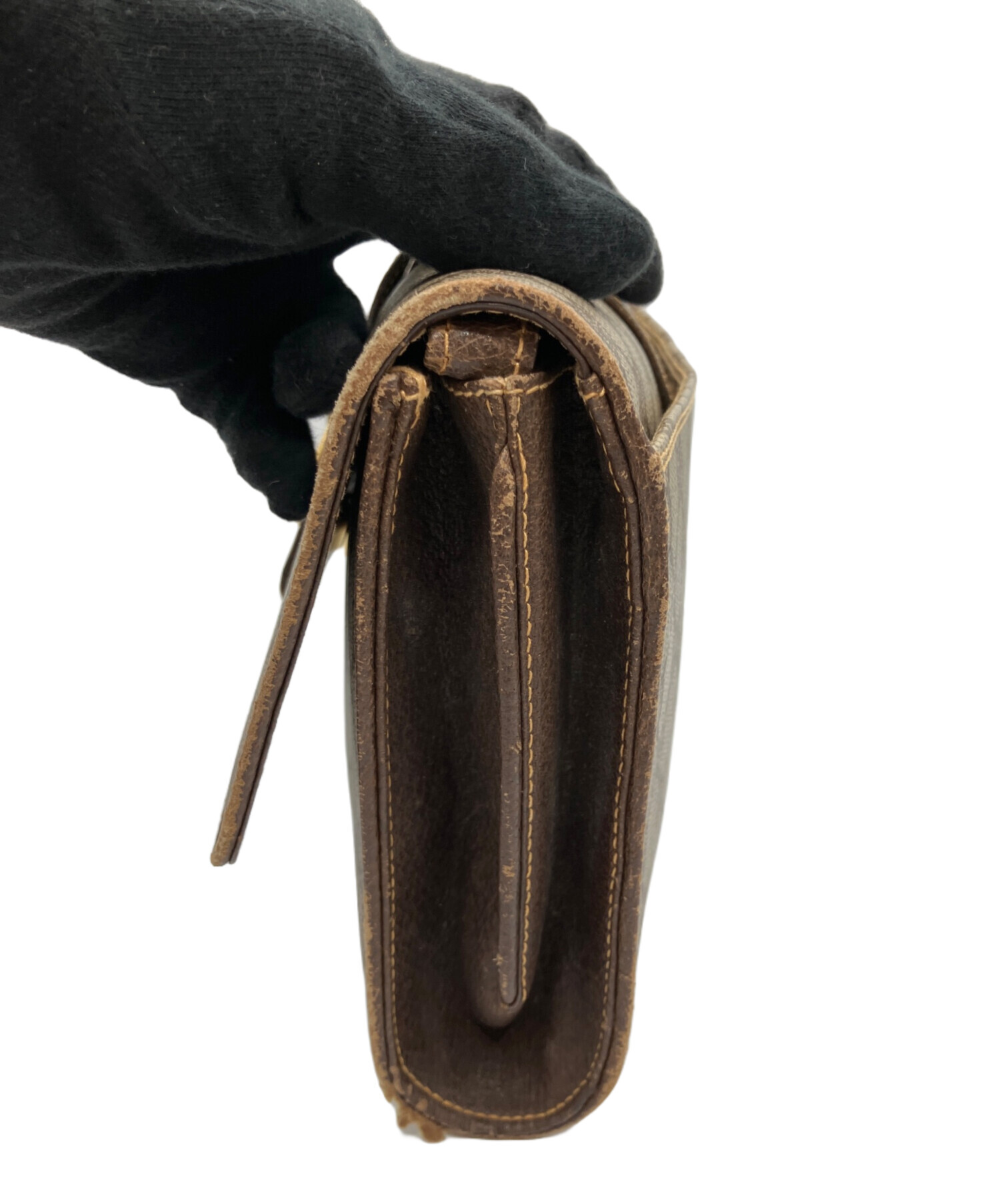 中古・古着通販】GUCCI (グッチ) ショルダーバッグ ベージュ×ブラウン