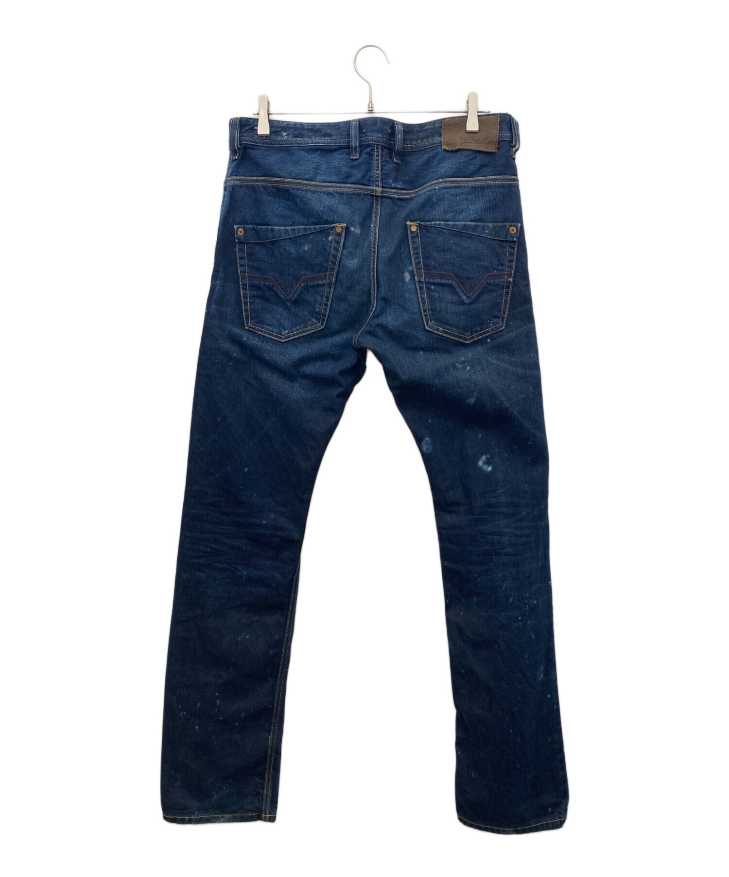 中古・古着通販】DIESEL (ディーゼル) ダメージ加工デニムパンツ 