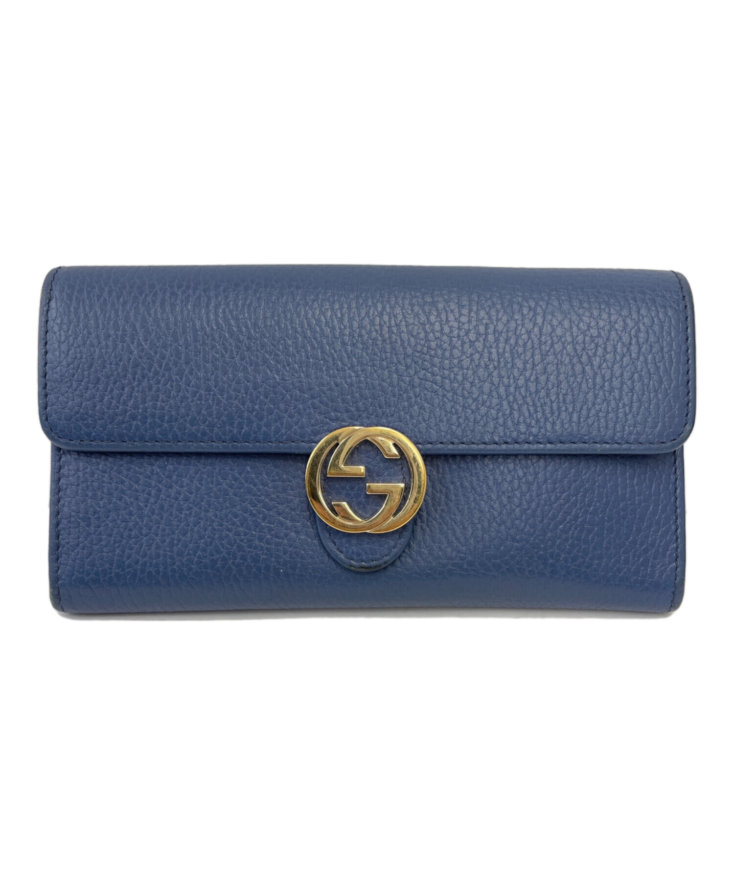 中古・古着通販】GUCCI (グッチ) 長財布 ブルー｜ブランド・古着通販 