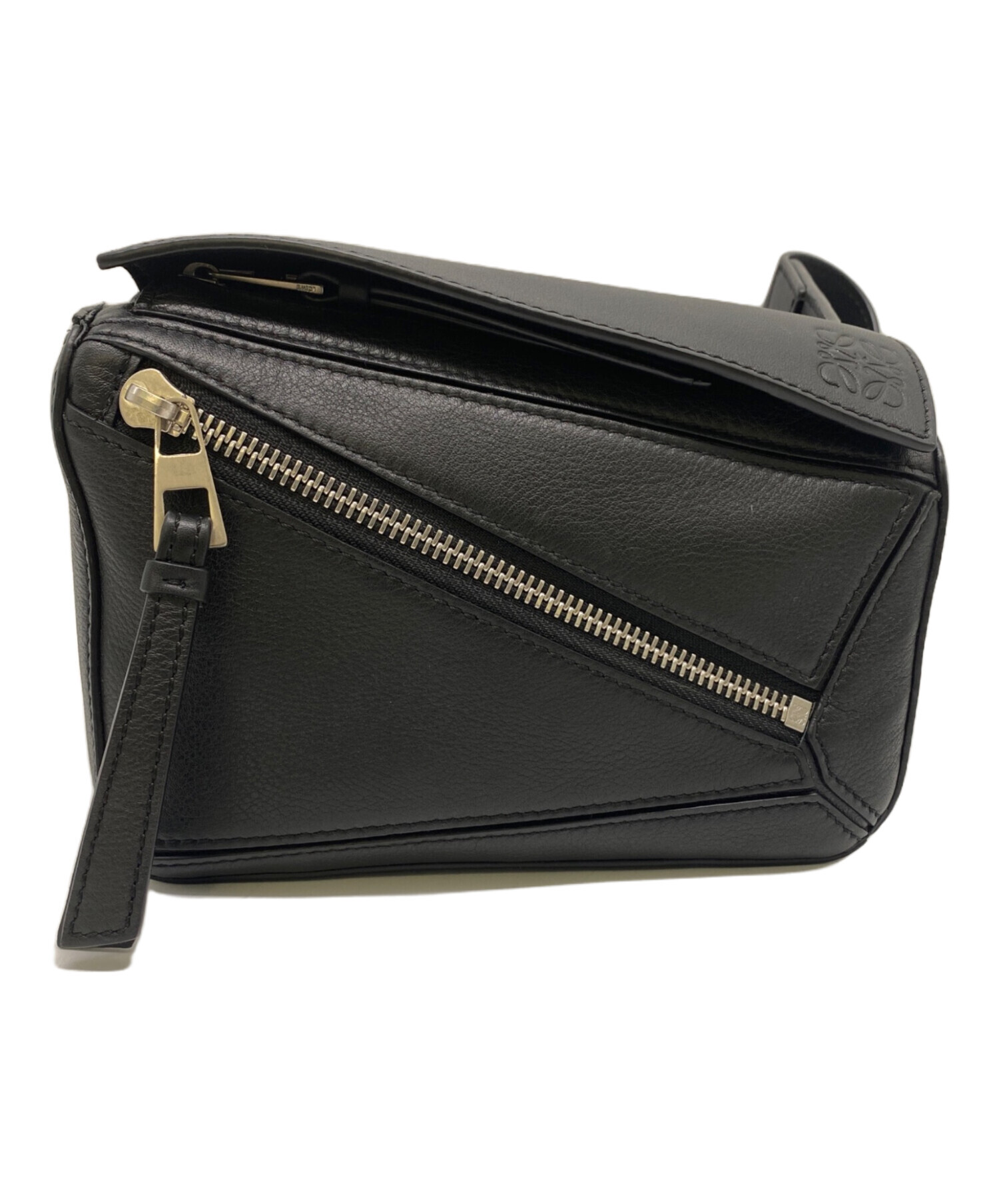 中古・古着通販】LOEWE (ロエベ) パズルバムバッグ ミニ ブラック 