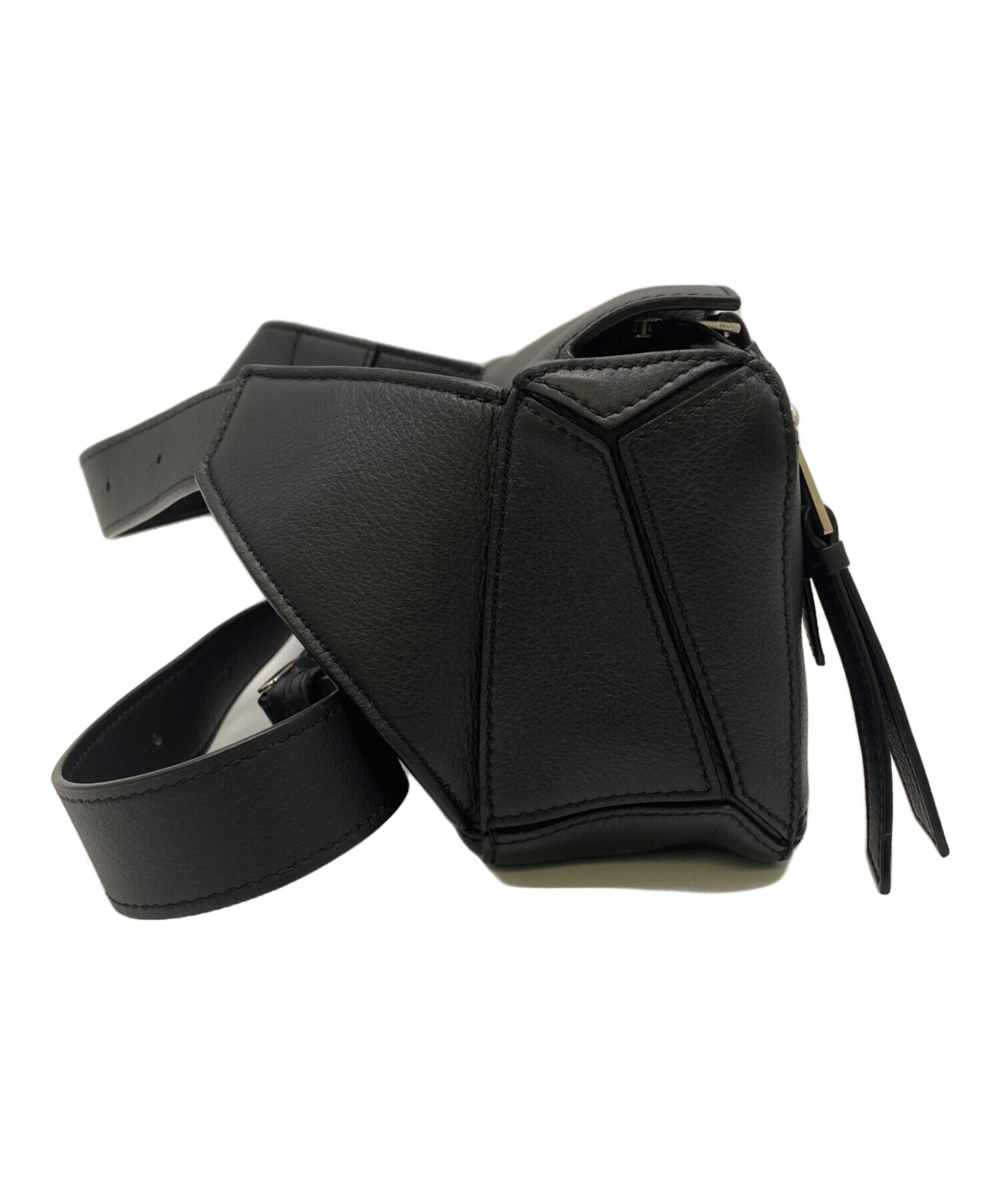 中古・古着通販】LOEWE (ロエベ) パズルバムバッグ ミニ ブラック 