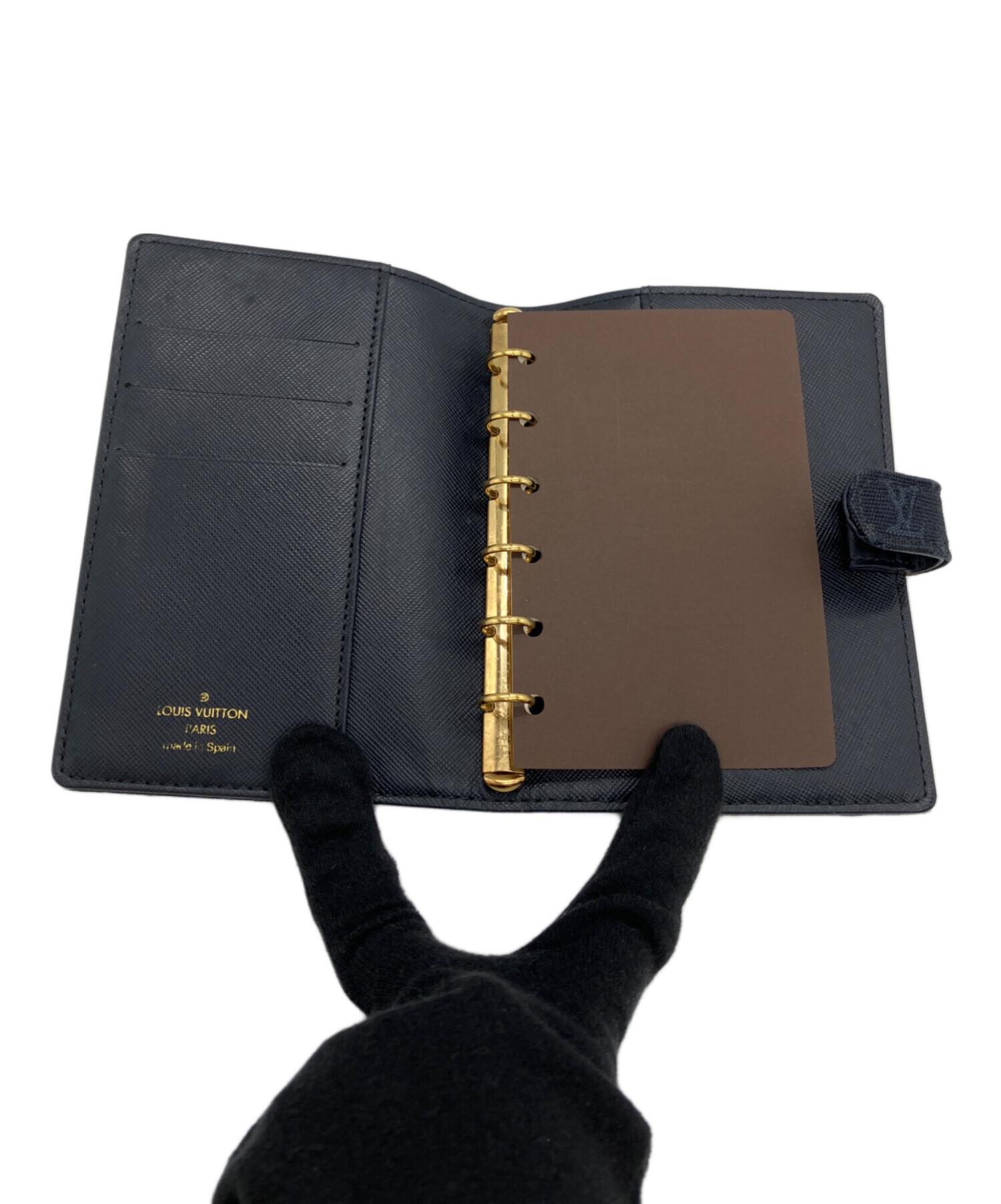 未使用★ LOUIS VUITTON ルイヴィトン ノート AV1763 中古・古着通販】LOUIS VUITTON (ルイ ヴィトン) 手帳カバー ネイビー