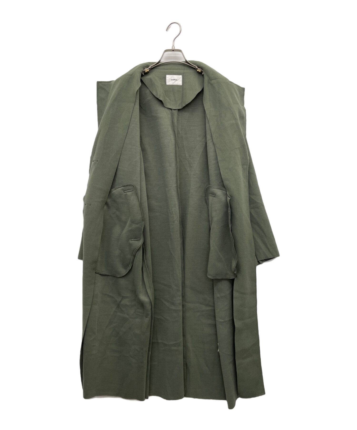 中古・古着通販】MURUA (ムルーア) カラーマキシチェスターコート