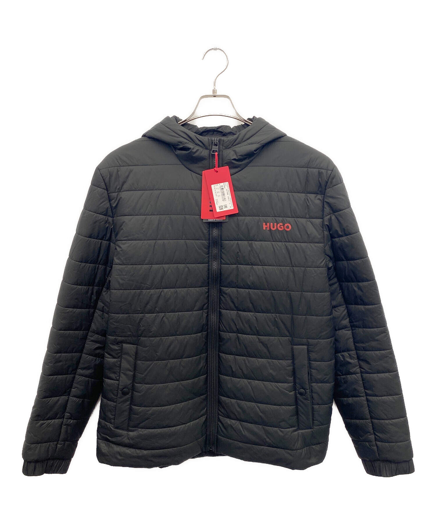 中古・古着通販】HUGO (ヒューゴ ボス) 中綿入りフーテッドブルゾン