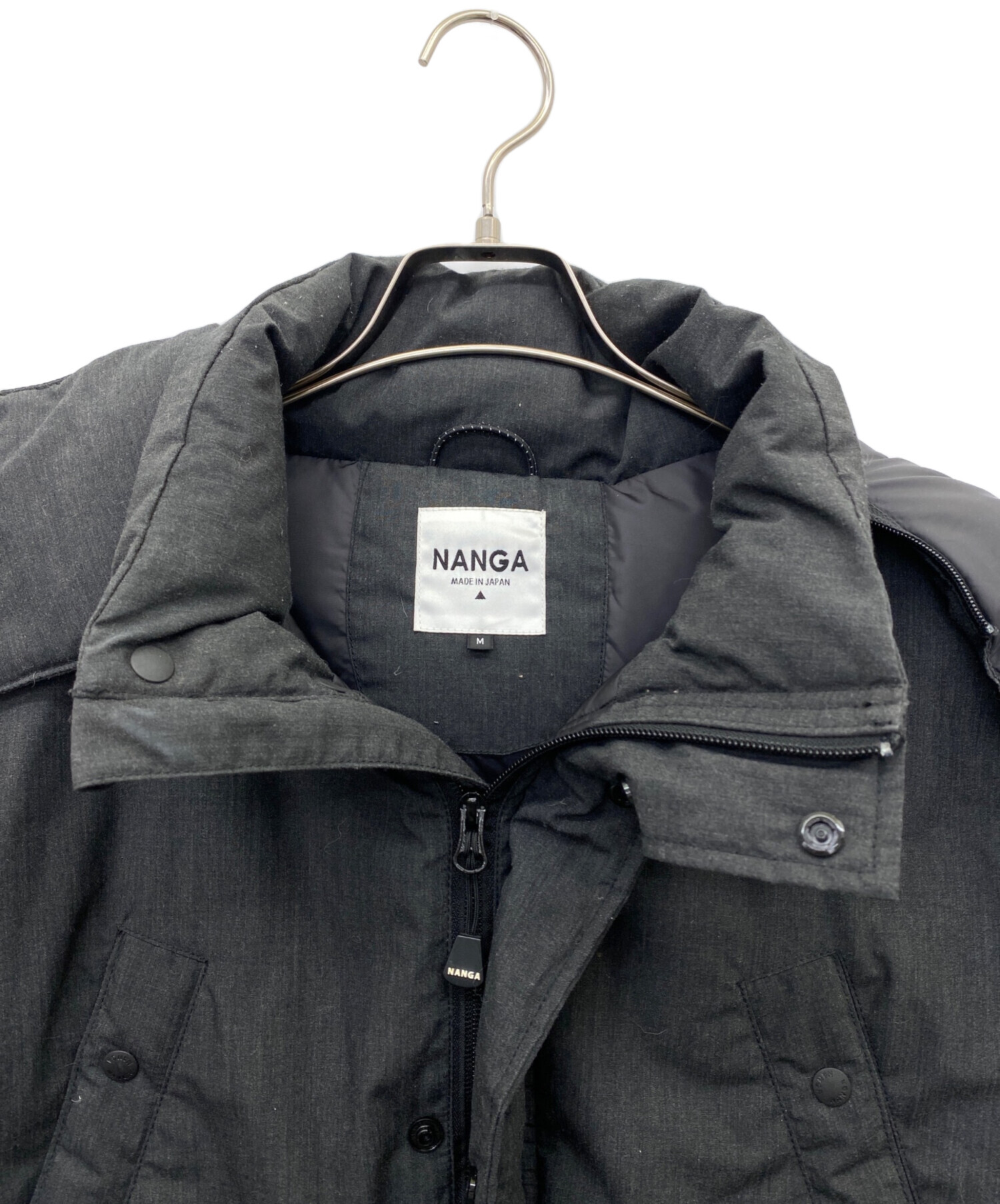 中古・古着通販】NANGA (ナンガ) ダウンジャケット グレー サイズ:M 