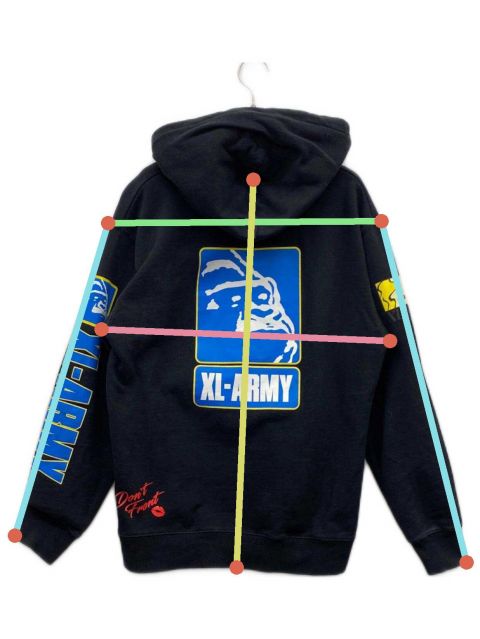 【xyz！】PALAZZO KNIT　プルオーバー　 パーカー　古着 中古・古着通販】X-LARGE (エクストララージ) プルオーバーパーカー