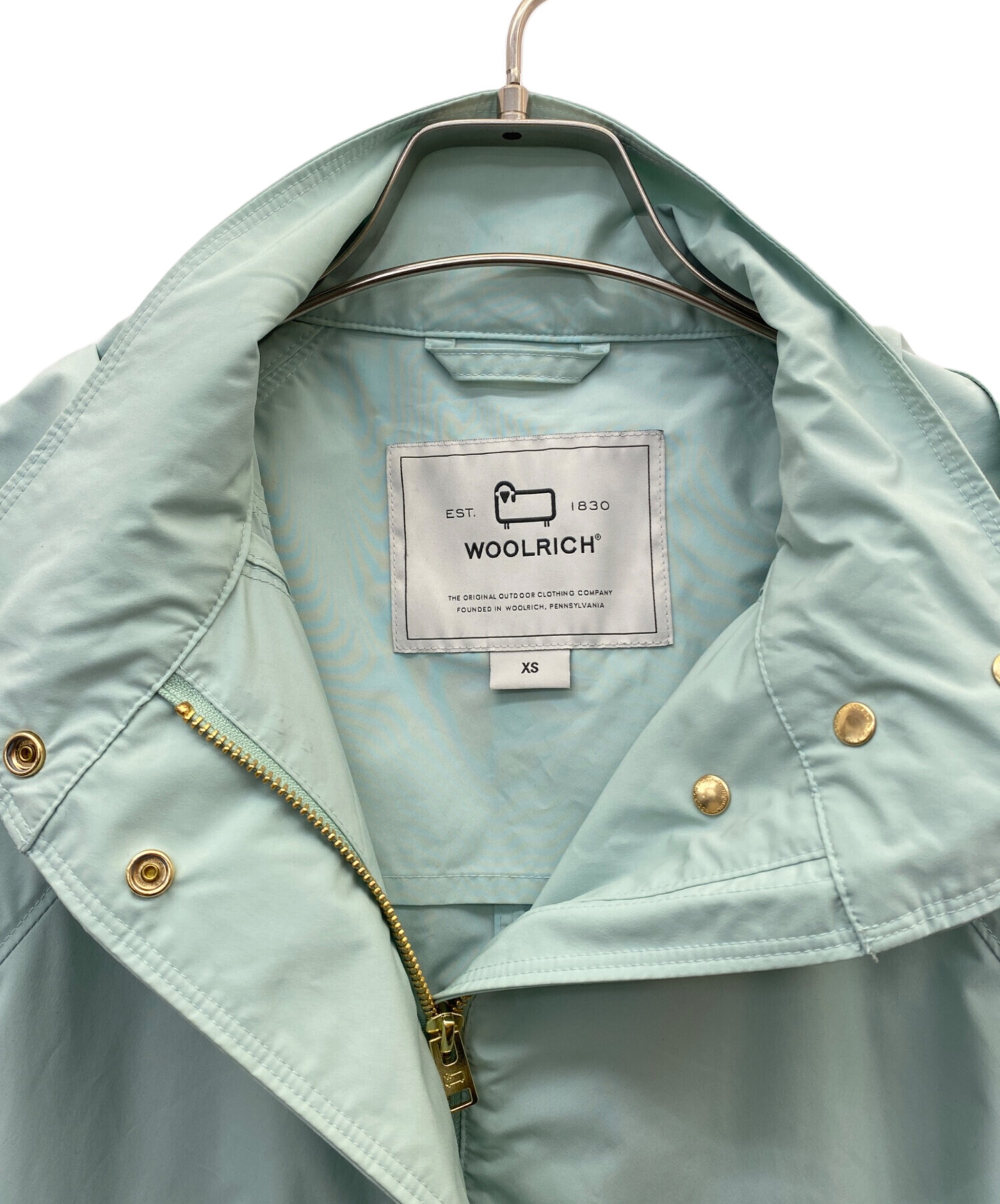 KAE様 美品ウールリッチWOOLRICH アノラックブルゾン　ミントグリーン 中古・古着通販】WOOLRICH (ウールリッチ) アノラックブルゾン ミント