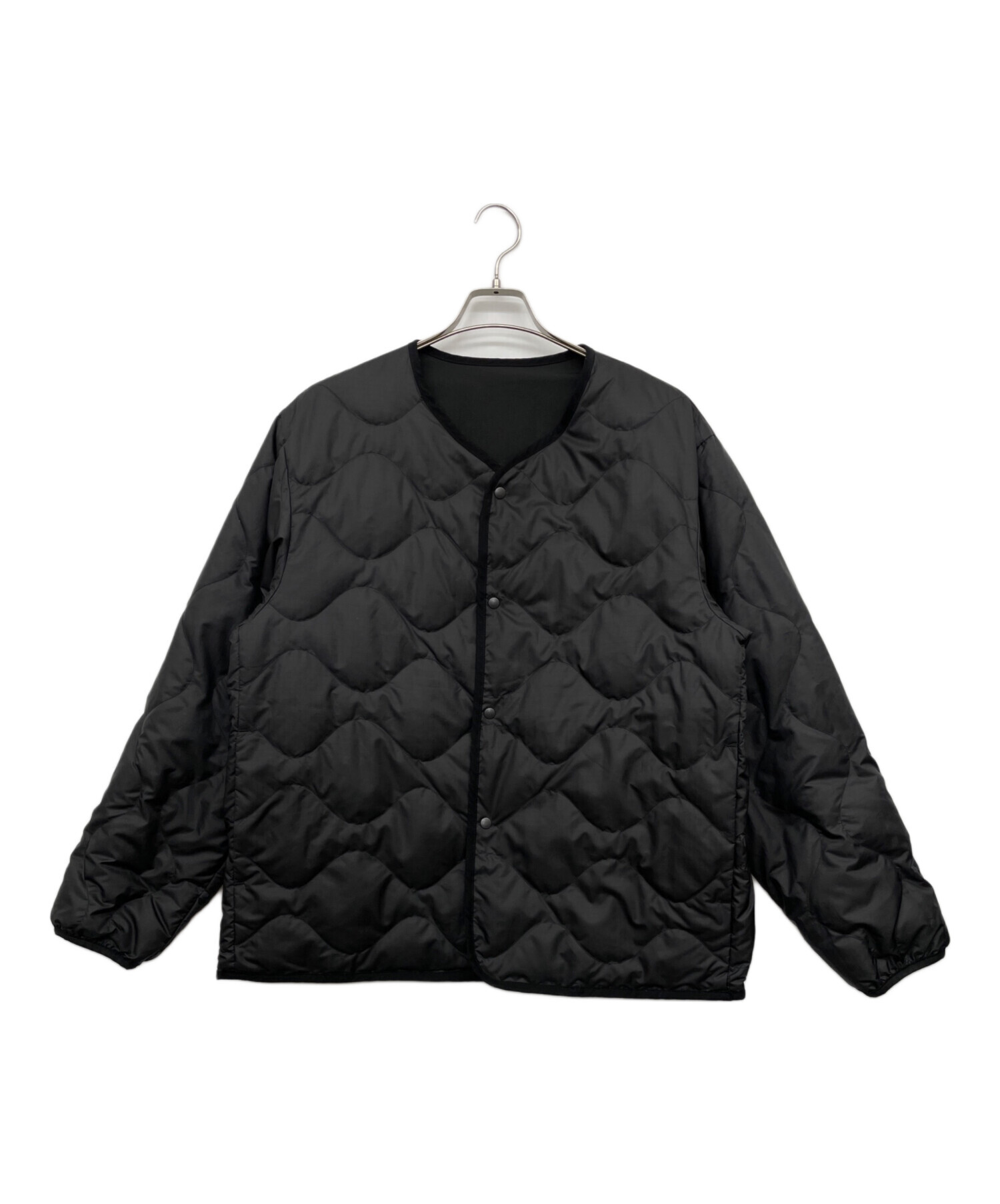 nanamica (ナナミカ) Reversible Down Cardigan ブラック