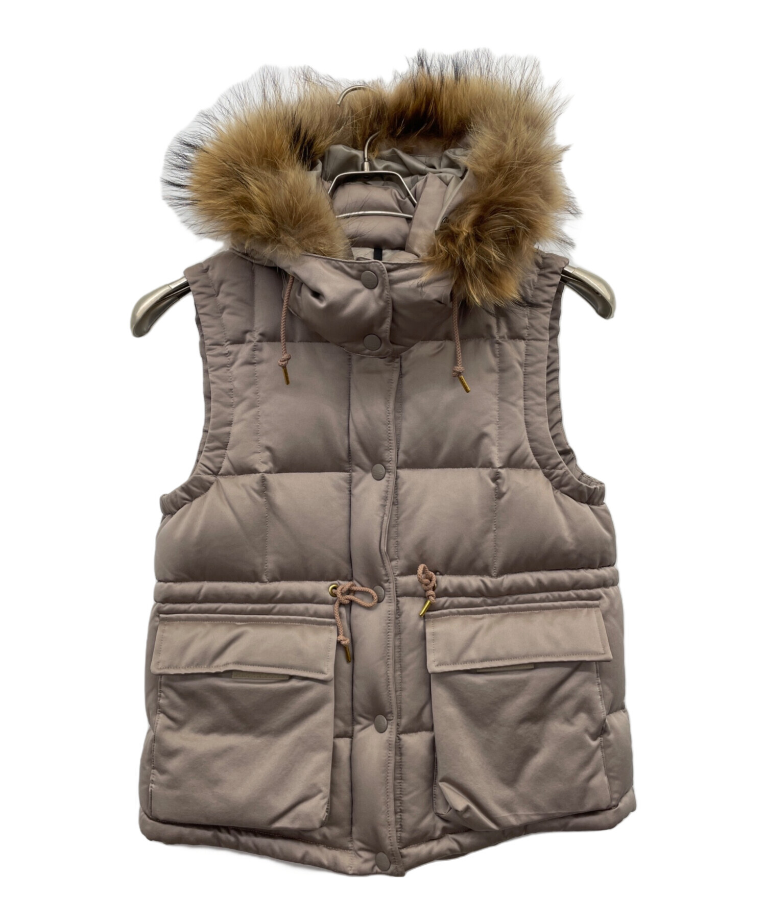 中古・古着通販】STAMMBAUM (シュタンバウム) ダウンベスト ベージュ