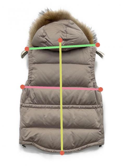 中古・古着通販】STAMMBAUM (シュタンバウム) ダウンベスト ベージュ