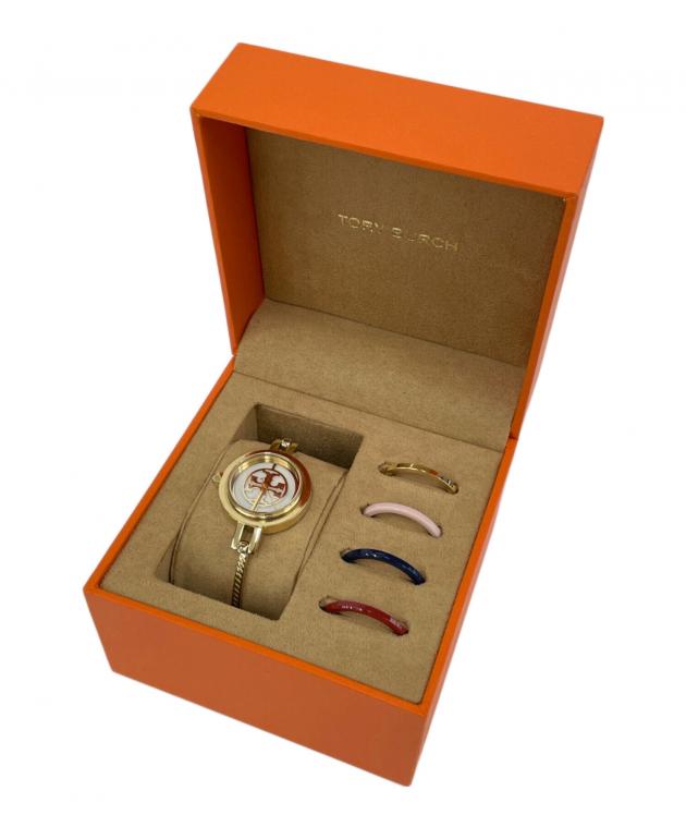 TORY BURCH リーヴァ バングル ギフト セット Reva Bangle Watch Gift Set, Gold/Multi | Tory Burch KSA
