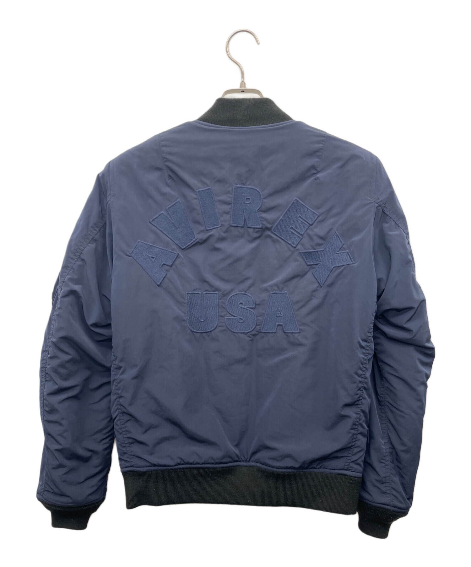 中古・古着通販】AVIREX (アヴィレックス) リバーシブルMA-1 ネイビー