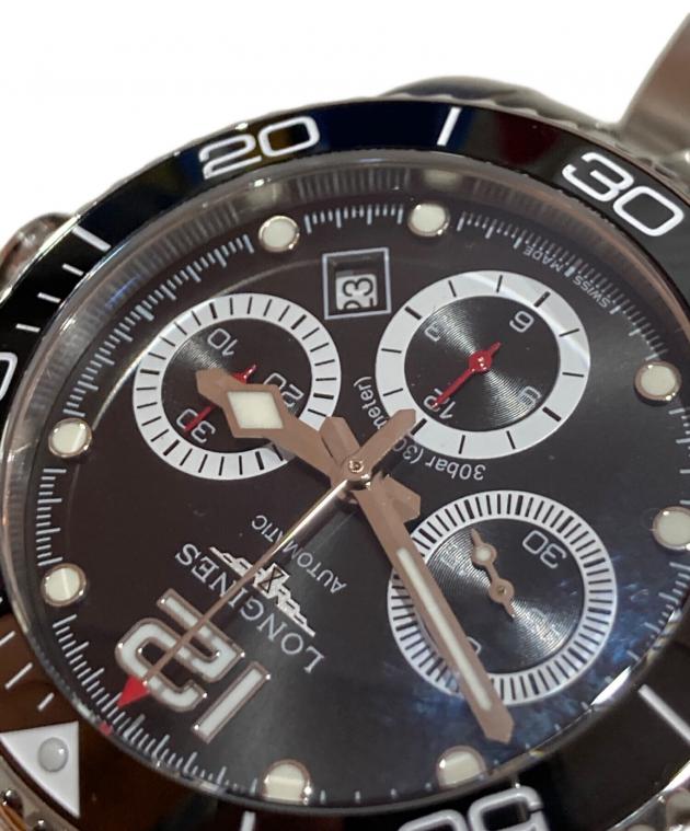 LONGINES ロンジン 腕時計 タグ付き未使用 コンクエスト レザーストラッププレゼント ロンジン L37204926