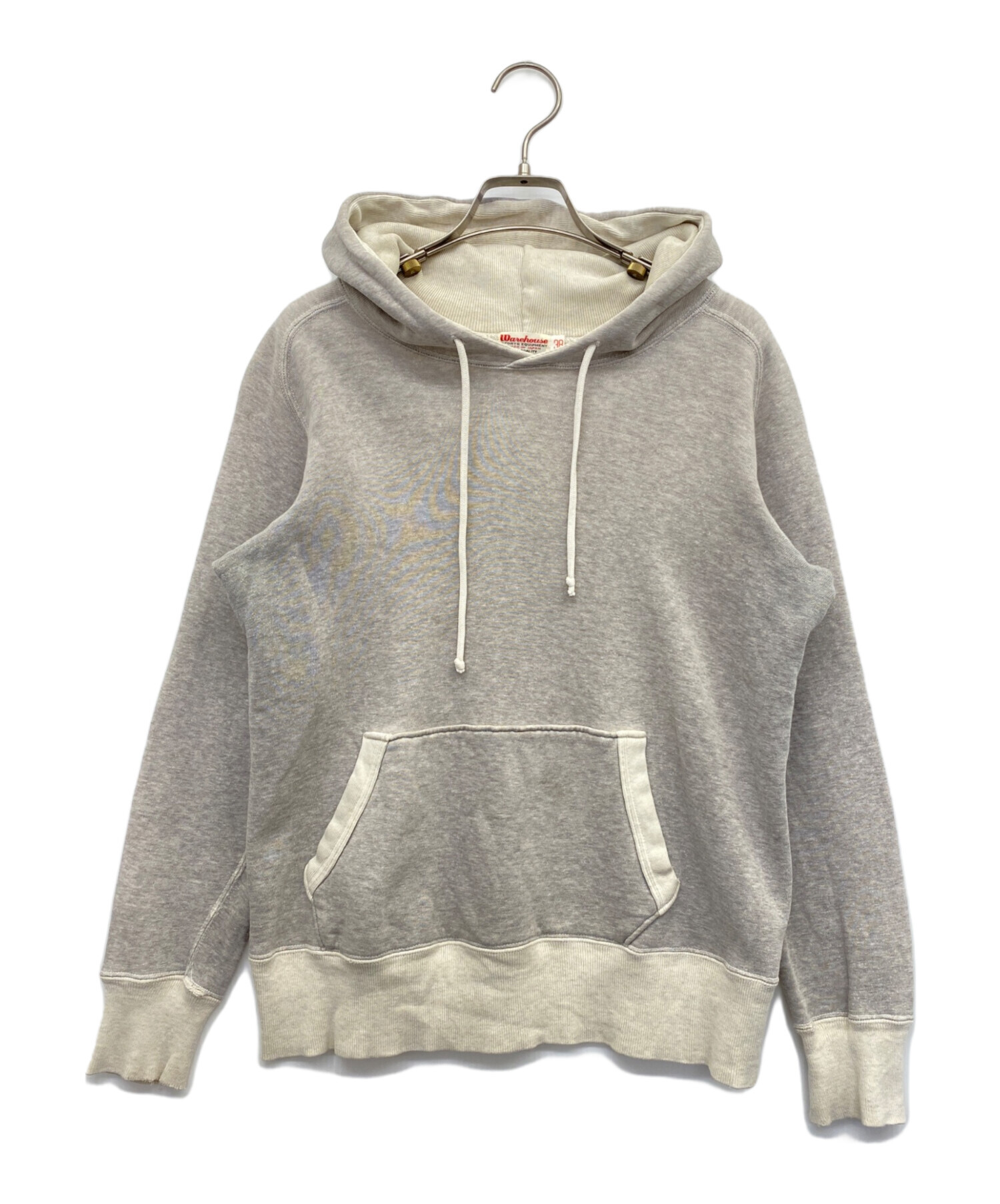 ■ウエアハウス■WAREHOUSE■パーカー■美品 WAREHOUSE ウエアハウス Lot.450 セットインフード 二本針 スウェッ