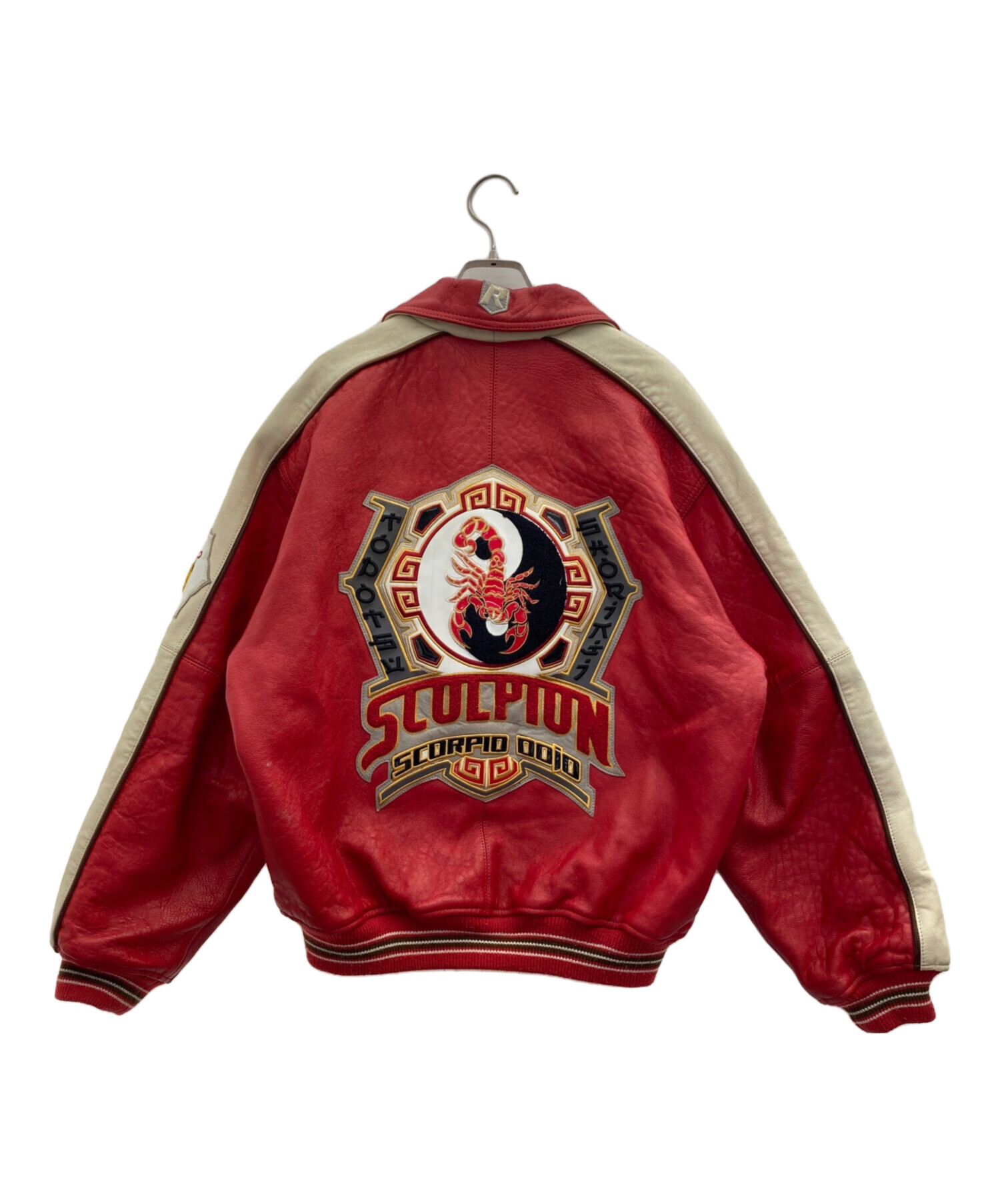 R.B.C. レザージャケット サイズ32 中古・古着通販】RBC (アールビーシー) レザージャケット レッド