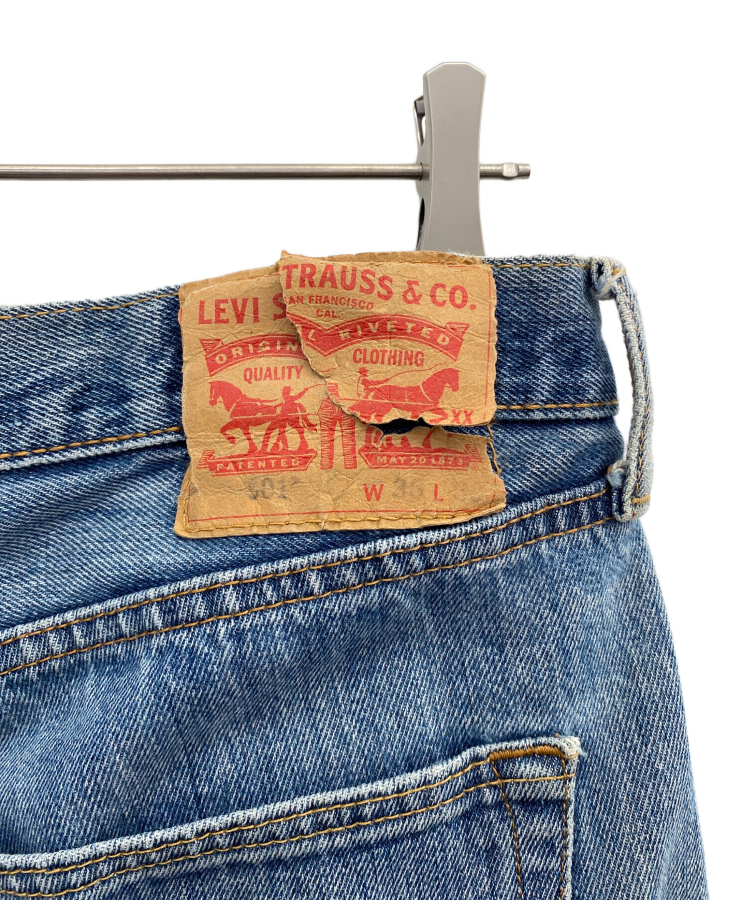 中古・古着通販】LEVI'S (リーバイス) 501 デニムパンツ ブルー サイズ