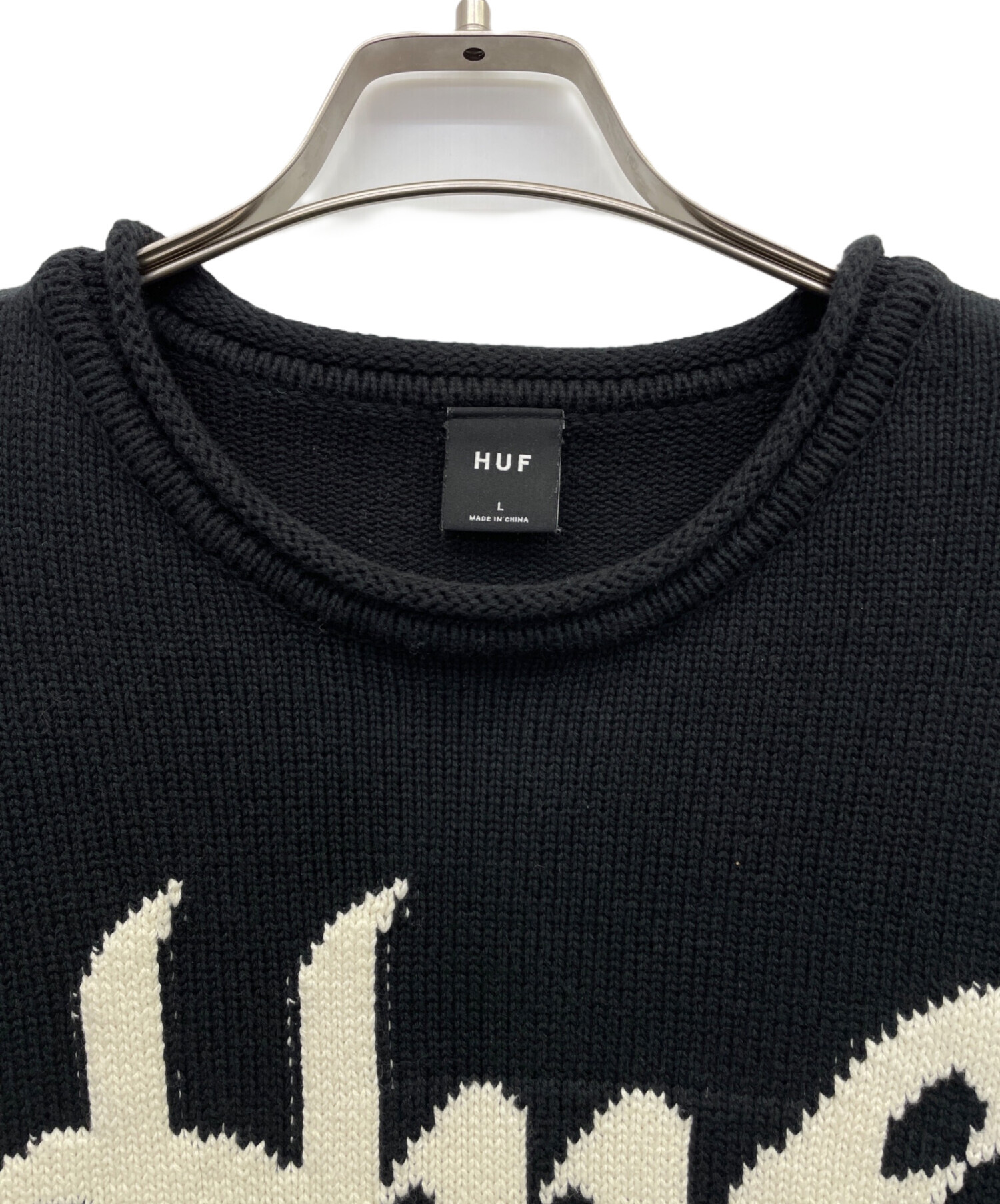 中古・古着通販】HUF (ハフ) HORUS JACQUARD SWEATER（ジャガード 