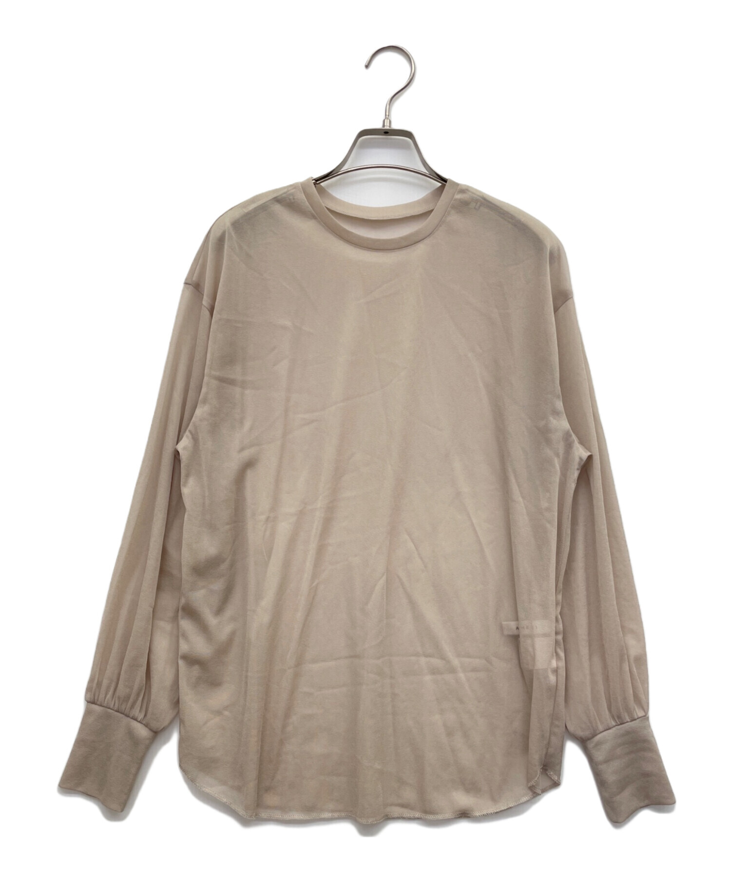 中古・古着通販】Ameri (アメリ) サテンキャミワンピース ベージュ