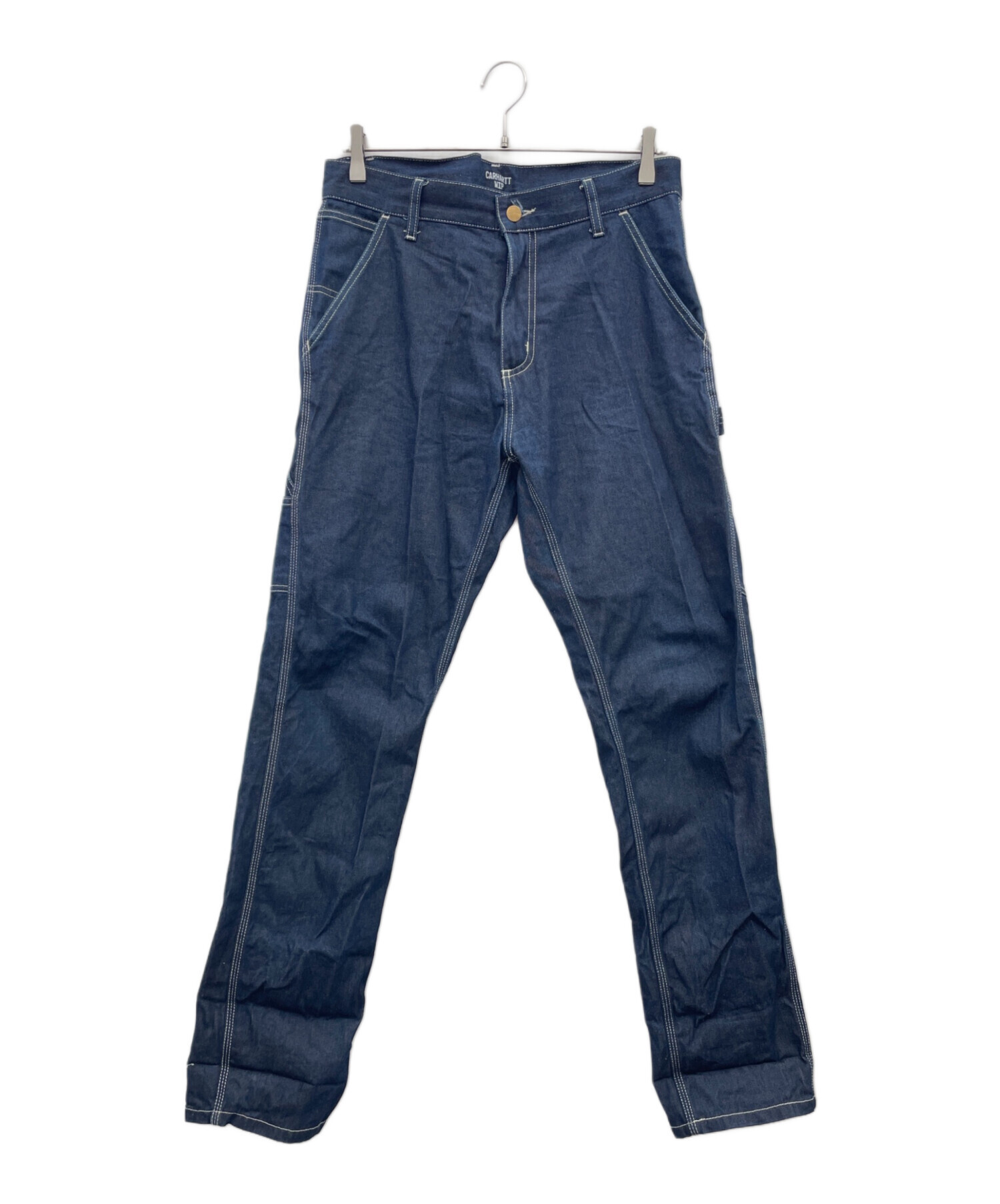 中古・古着通販】CarHartt (カーハート) デニムカーゴパンツ ブルー 