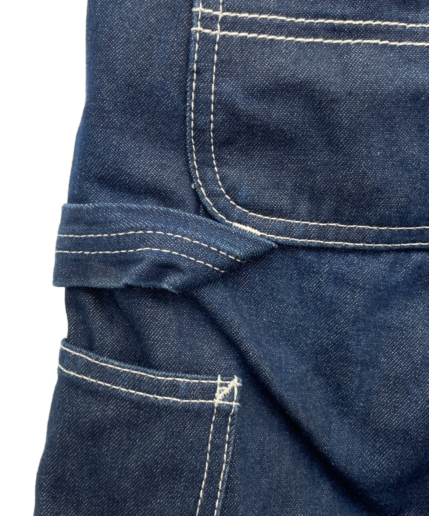 中古・古着通販】CarHartt (カーハート) デニムカーゴパンツ ブルー