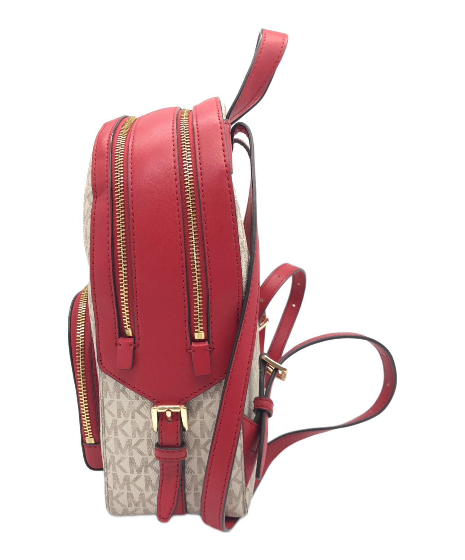 中古・古着通販】MICHAEL KORS (マイケル・コース) リュック レッド 