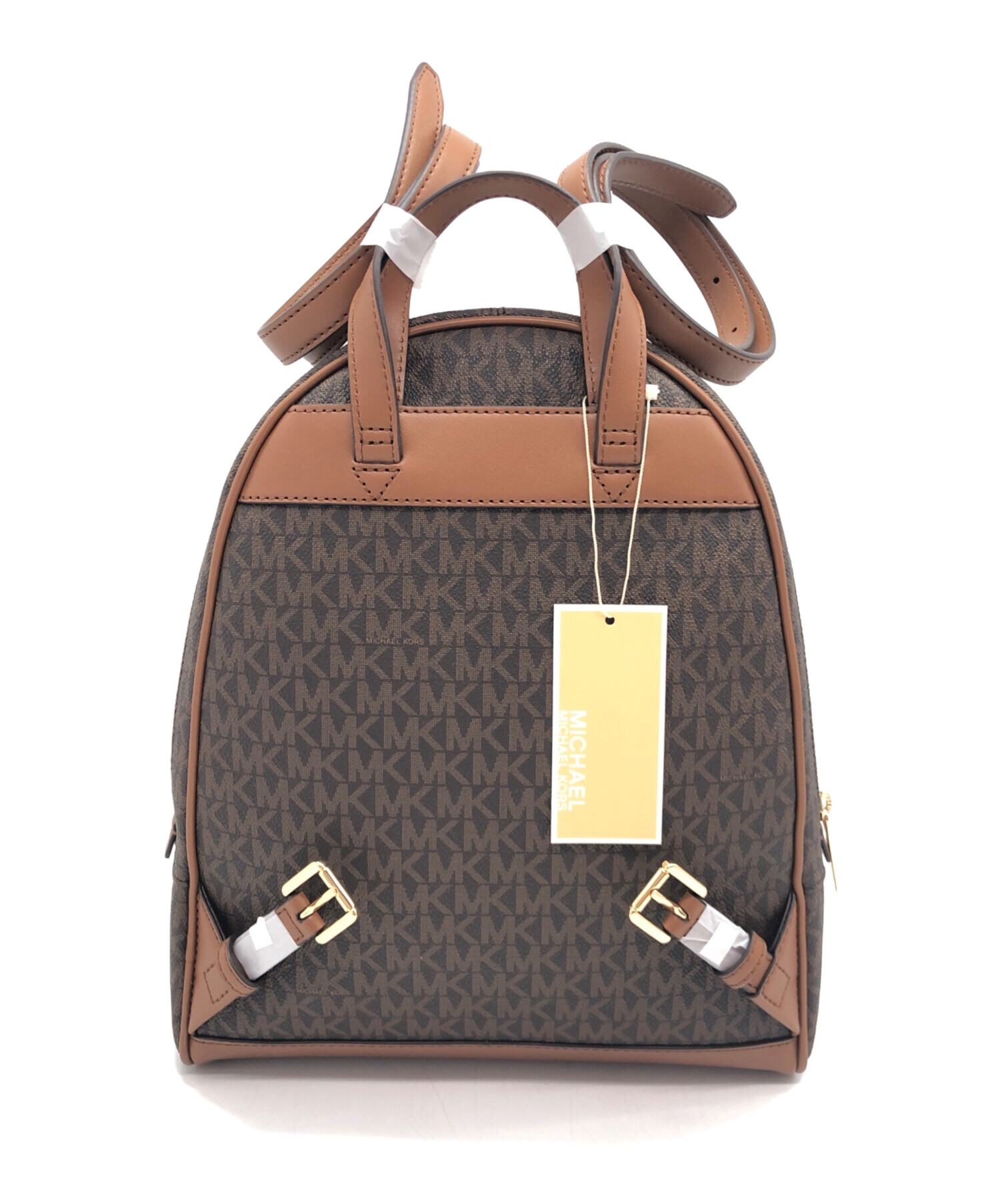 中古・古着通販】MICHAEL KORS (マイケル・コース) リュック ブラウン 