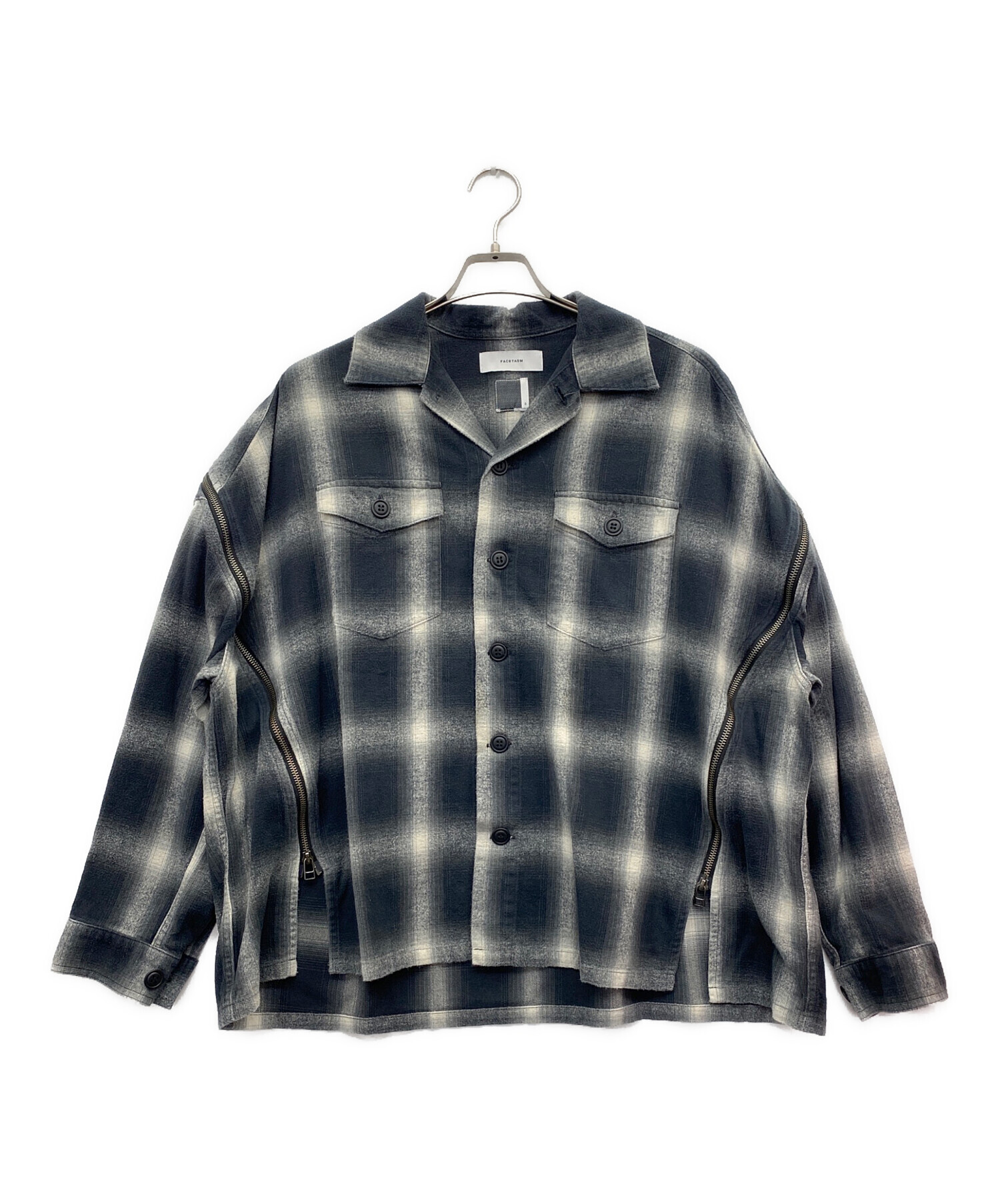 ダンシャリズム様 中古・古着通販】FACETASM (ファセッタズム) 長袖シャツ グレー サイズ