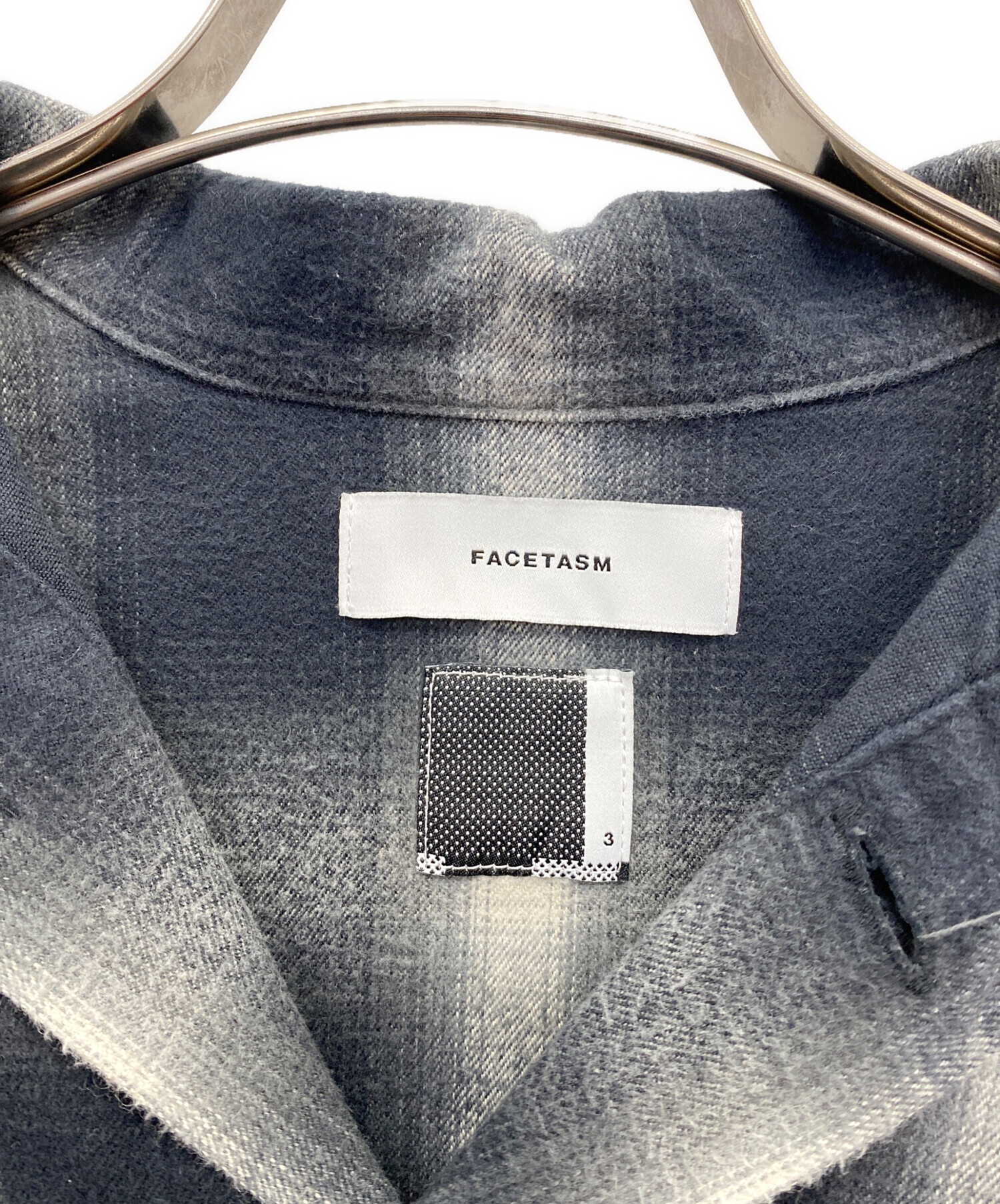 中古・古着通販】FACETASM (ファセッタズム) 長袖シャツ グレー サイズ