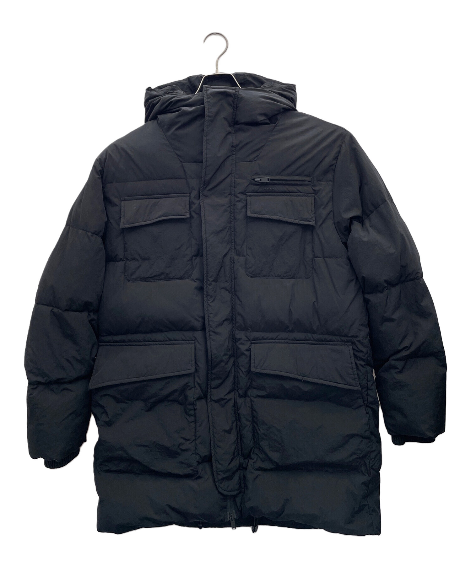 中古・古着通販】HEVO (イーヴォ) ダウンコート ブラック サイズ:SIZE