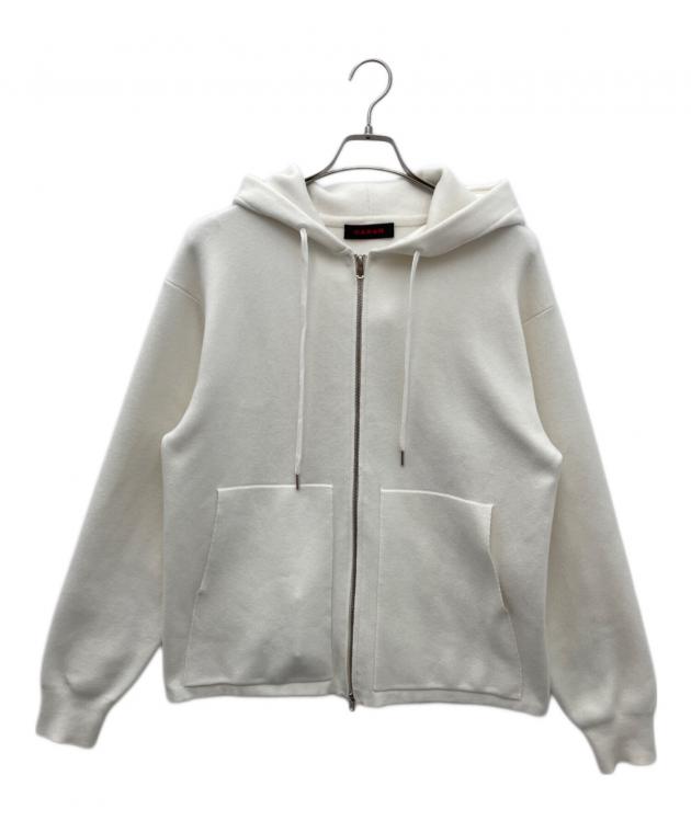 中古・古着通販】CABAN (キャバン) ジップパーカー ホワイト 中古・古着通販】CABAN (キャバン) ジップパーカー ホワイト