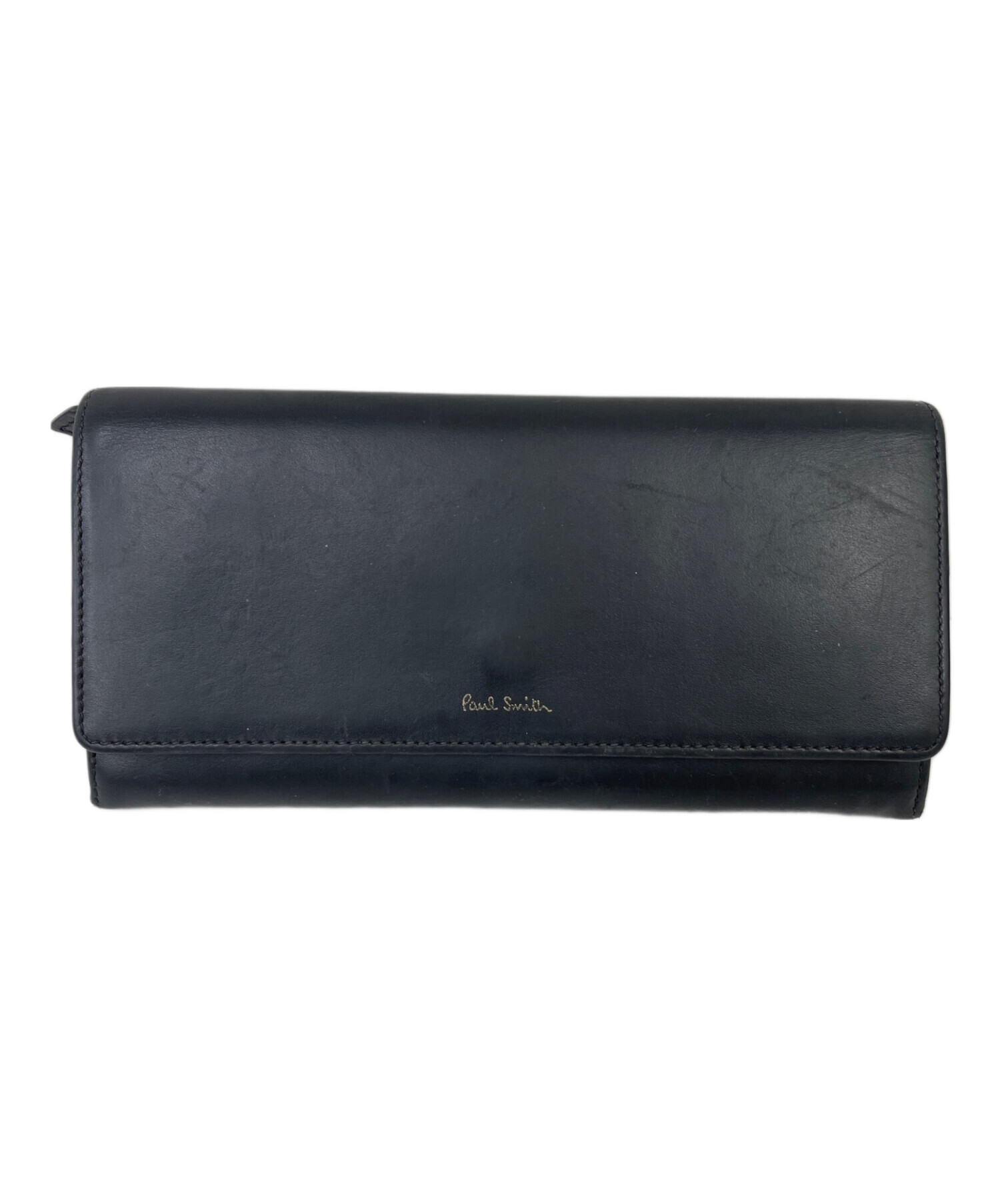 中古・古着通販】Paul Smith (ポールスミス) 長財布 ブラック 