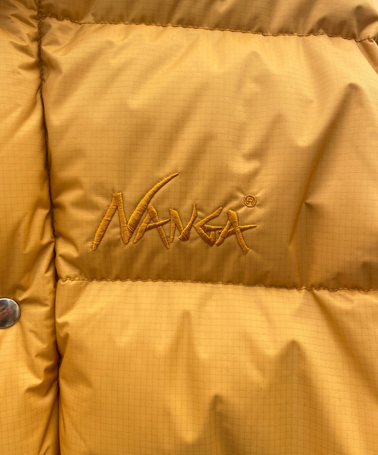 中古・古着通販】NANGA (ナンガ) ダウンジャケット イエロー サイズ:L 